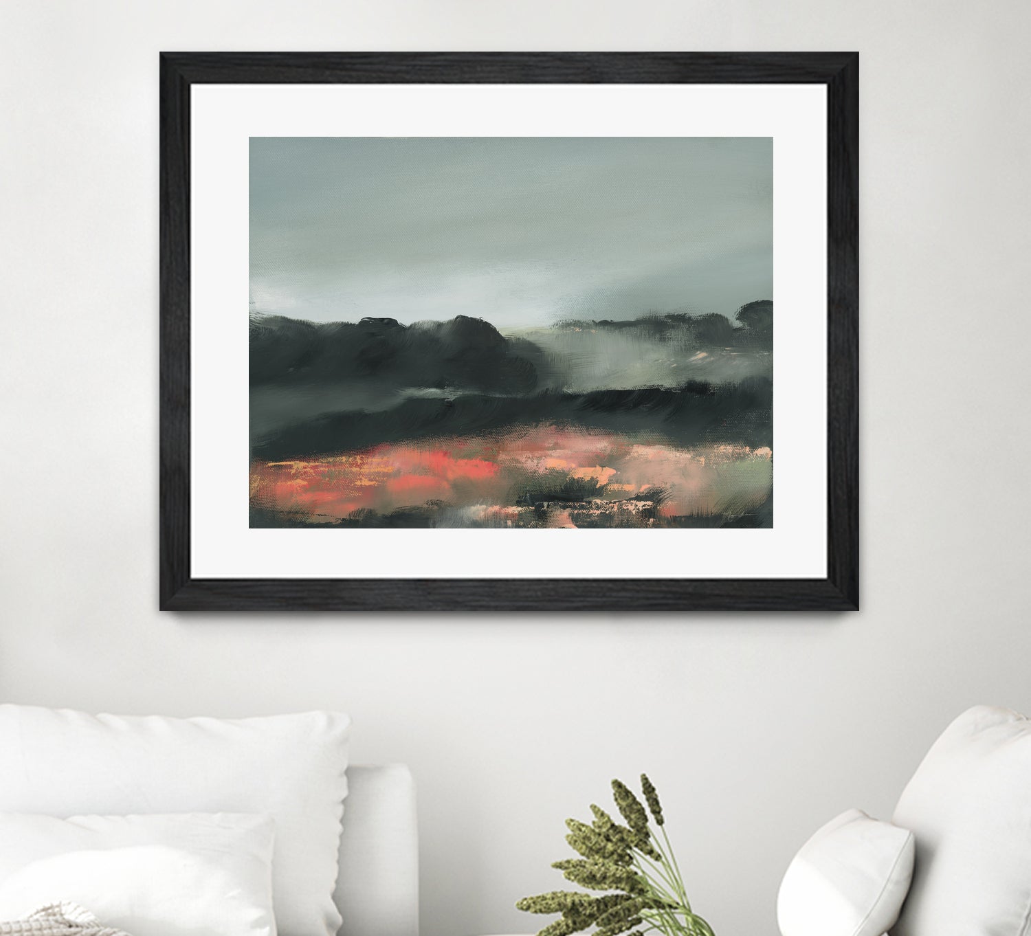 Ruby Meadow by Maggie Sackmann on GIANT ART - abstract