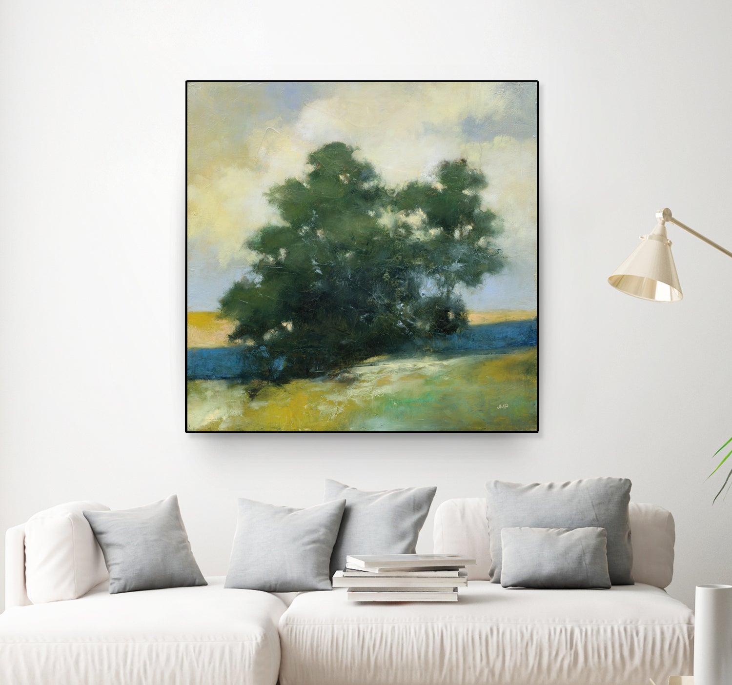 Solitary by Julia Purinton on GIANT ART - blue