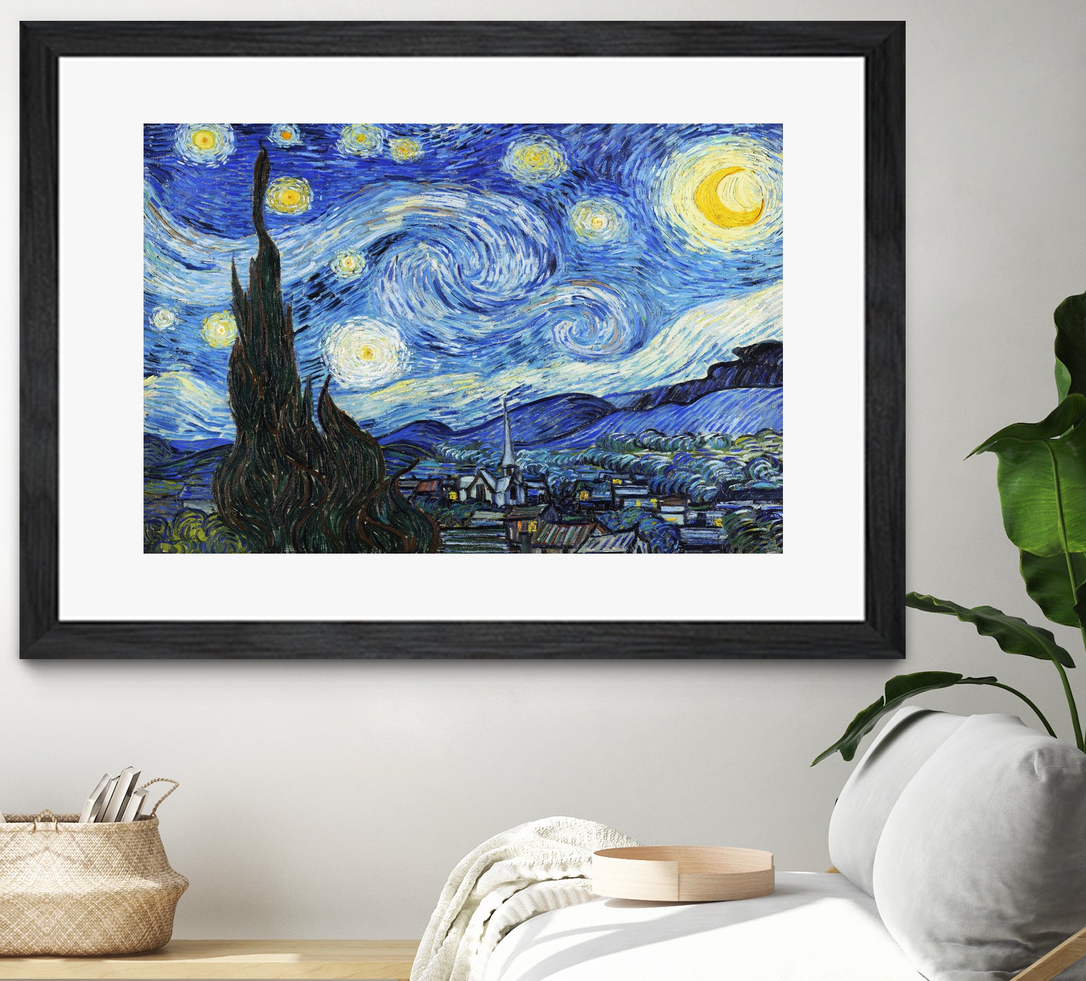 Starry Night by Vincent Van Gogh on GIANT ART - blue museum