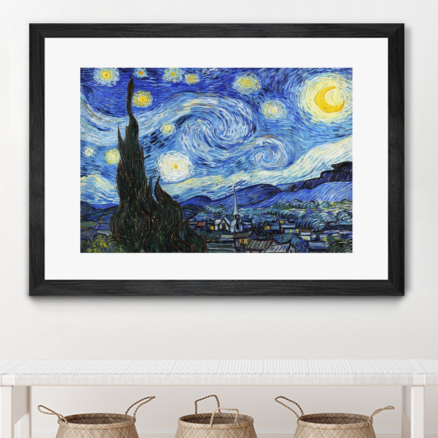 Starry Night by Vincent Van Gogh on GIANT ART - blue museum