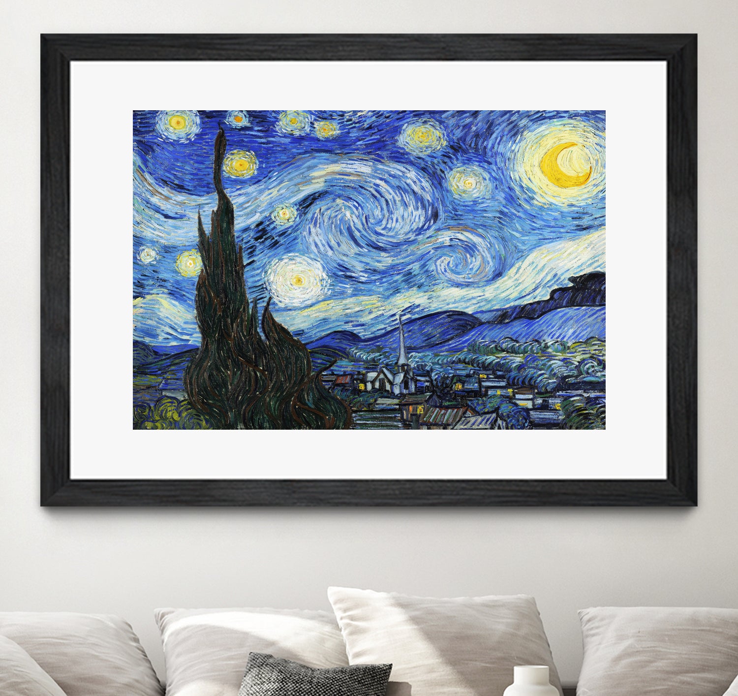 Starry Night by Vincent Van Gogh on GIANT ART - blue museum