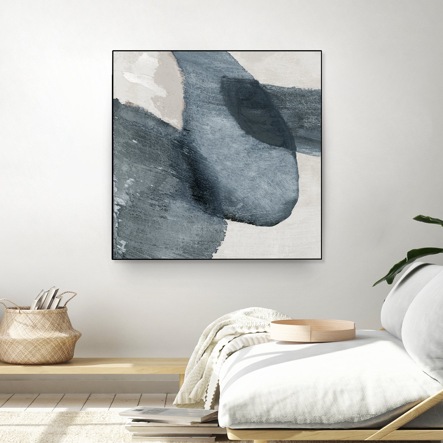 Blue Reverie II by Jacob Q on GIANT ART - blue shapes cloud dancer