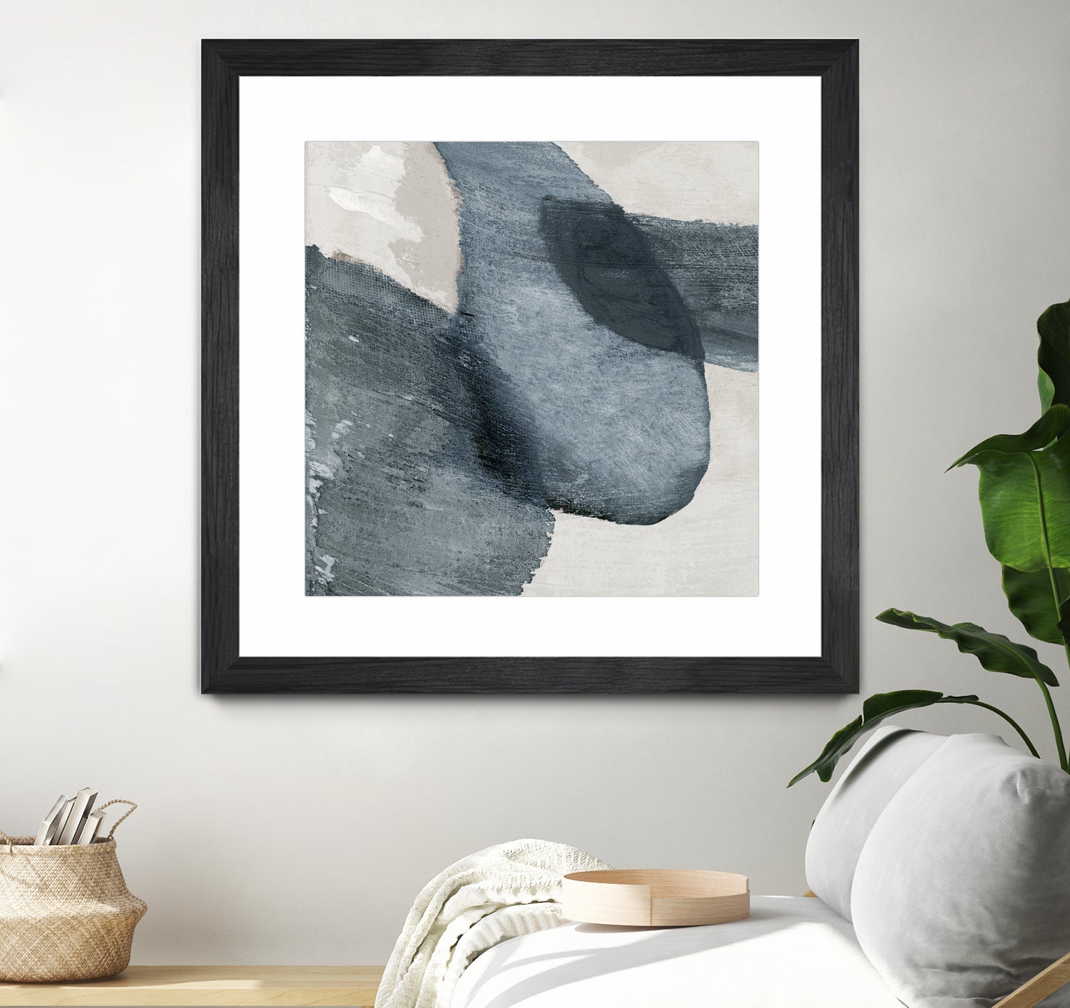 Blue Reverie II by Jacob Q on GIANT ART - blue shapes cloud dancer