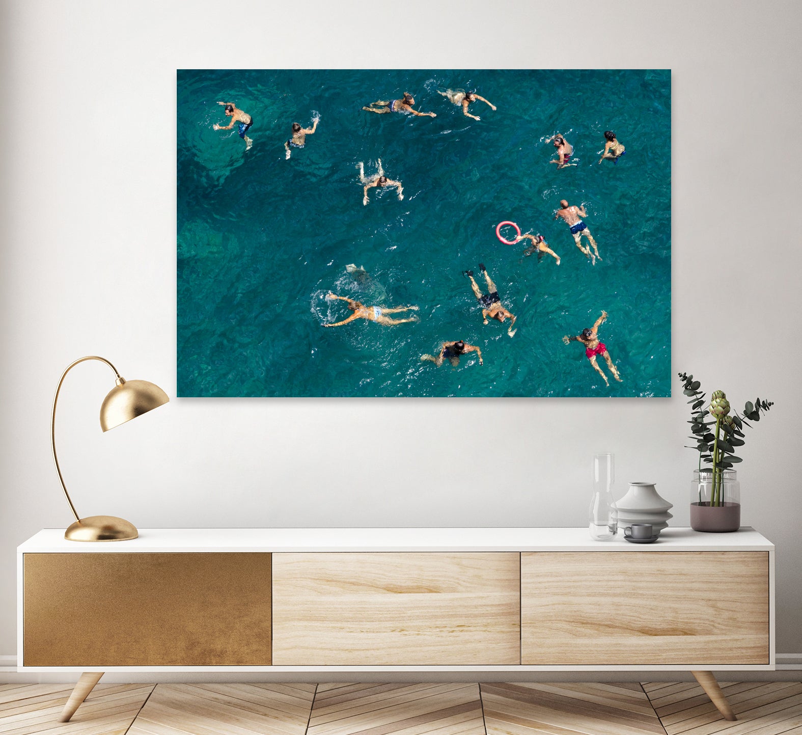 Blue water swim by Carlo on GIANT ART - action summer