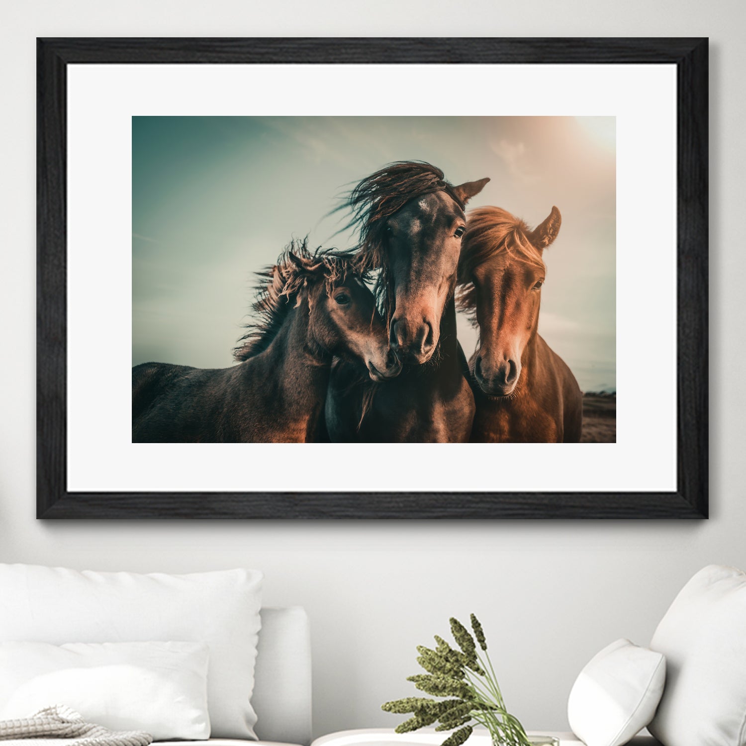 Family portrait by Marcus Hennen on GIANT ART - friendship animal friendship
