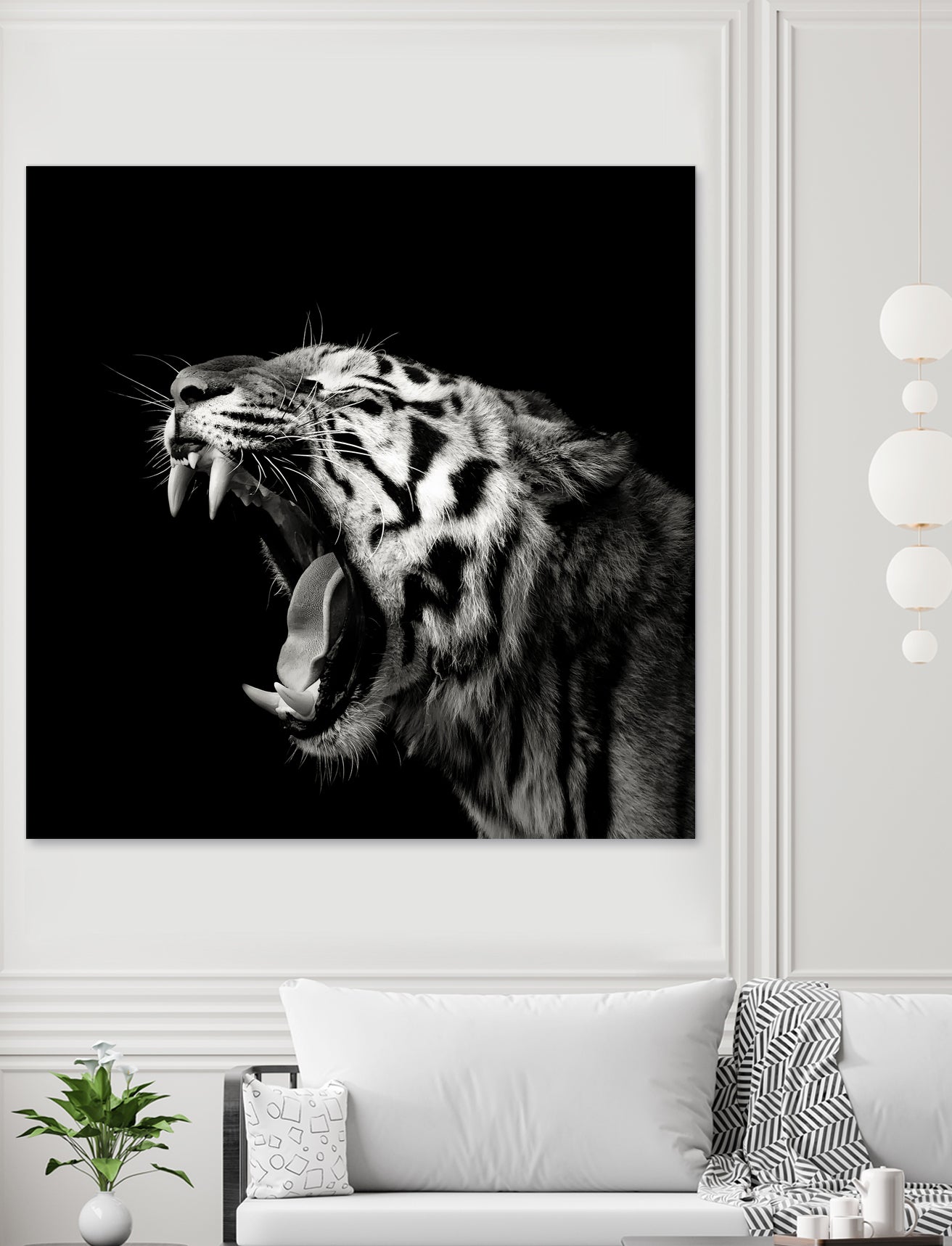 Primal Yawn #4 by Christian Meermann on GIANT ART - feline animal feline