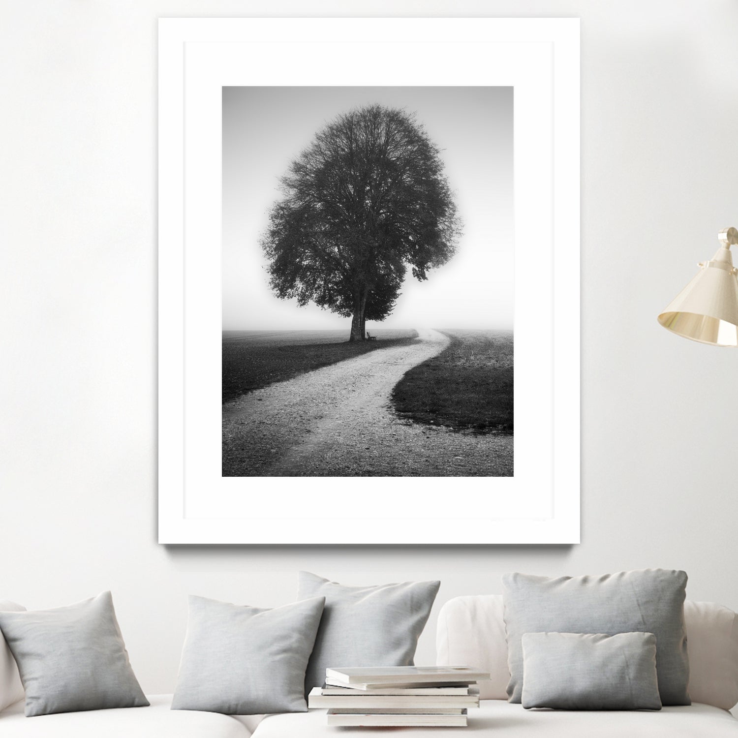 Poet by Alexej Schulz on GIANT ART - landscape lonely tree