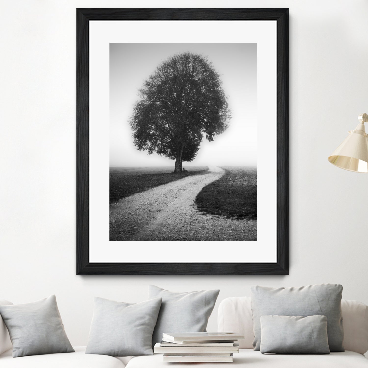 Poet by Alexej Schulz on GIANT ART - landscape lonely tree