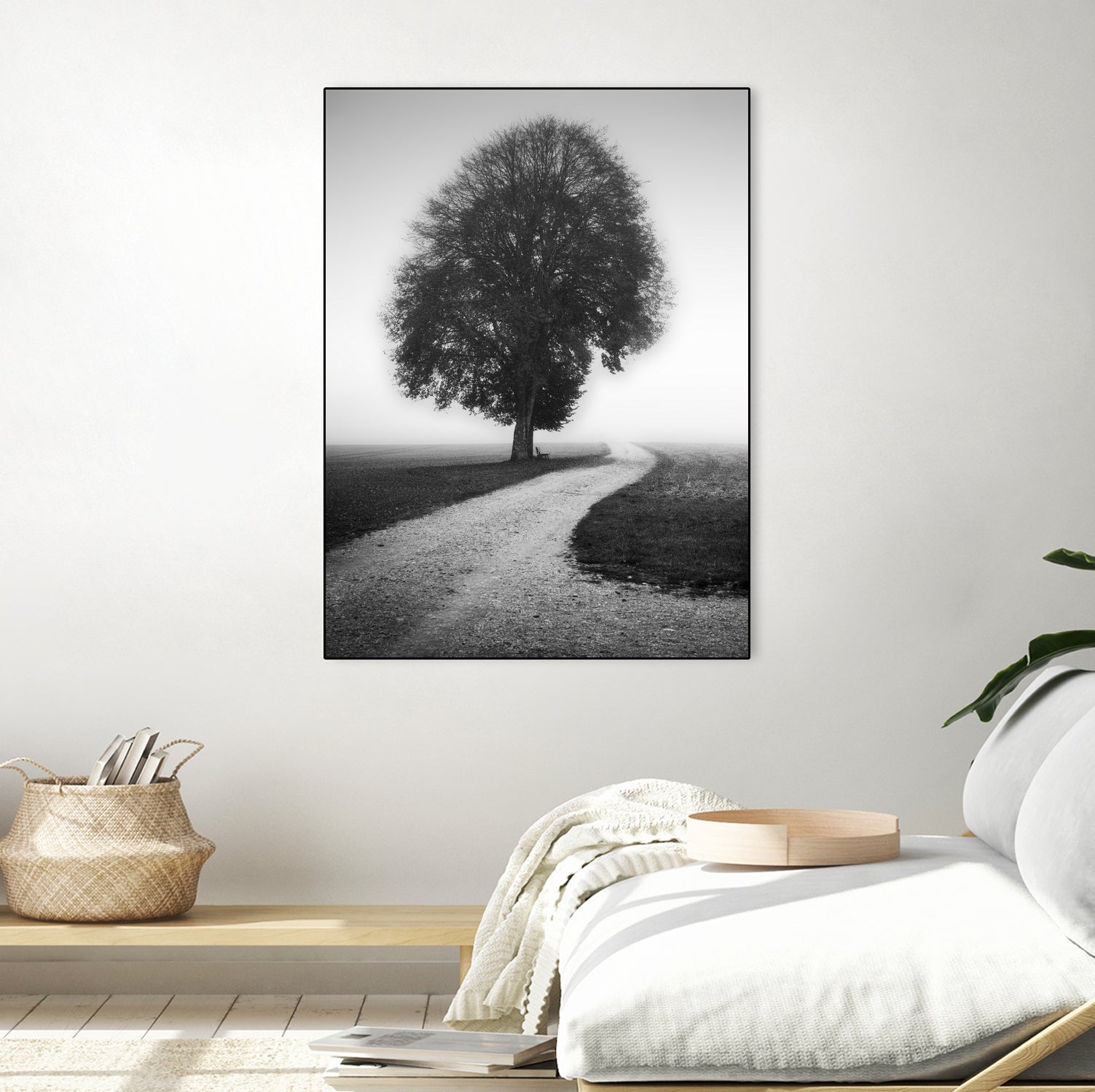 Poet by Alexej Schulz on GIANT ART - landscape lonely tree