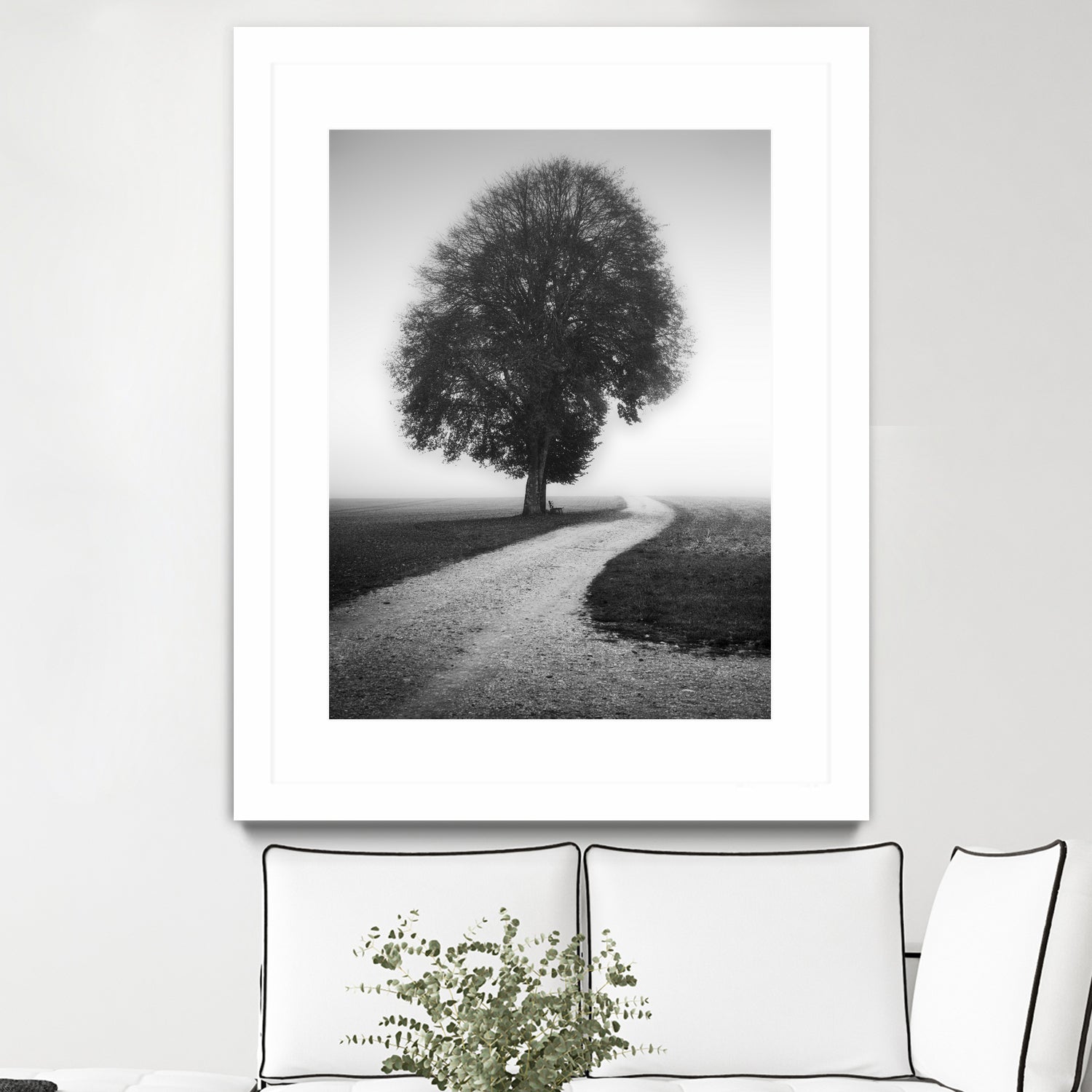 Poet by Alexej Schulz on GIANT ART - landscape lonely tree