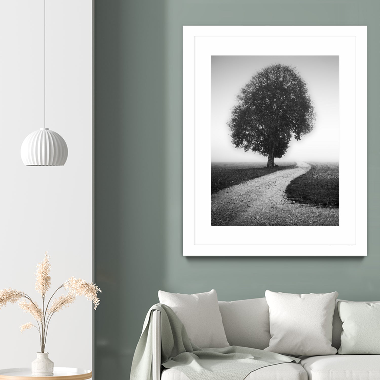 Poet by Alexej Schulz on GIANT ART - landscape lonely tree