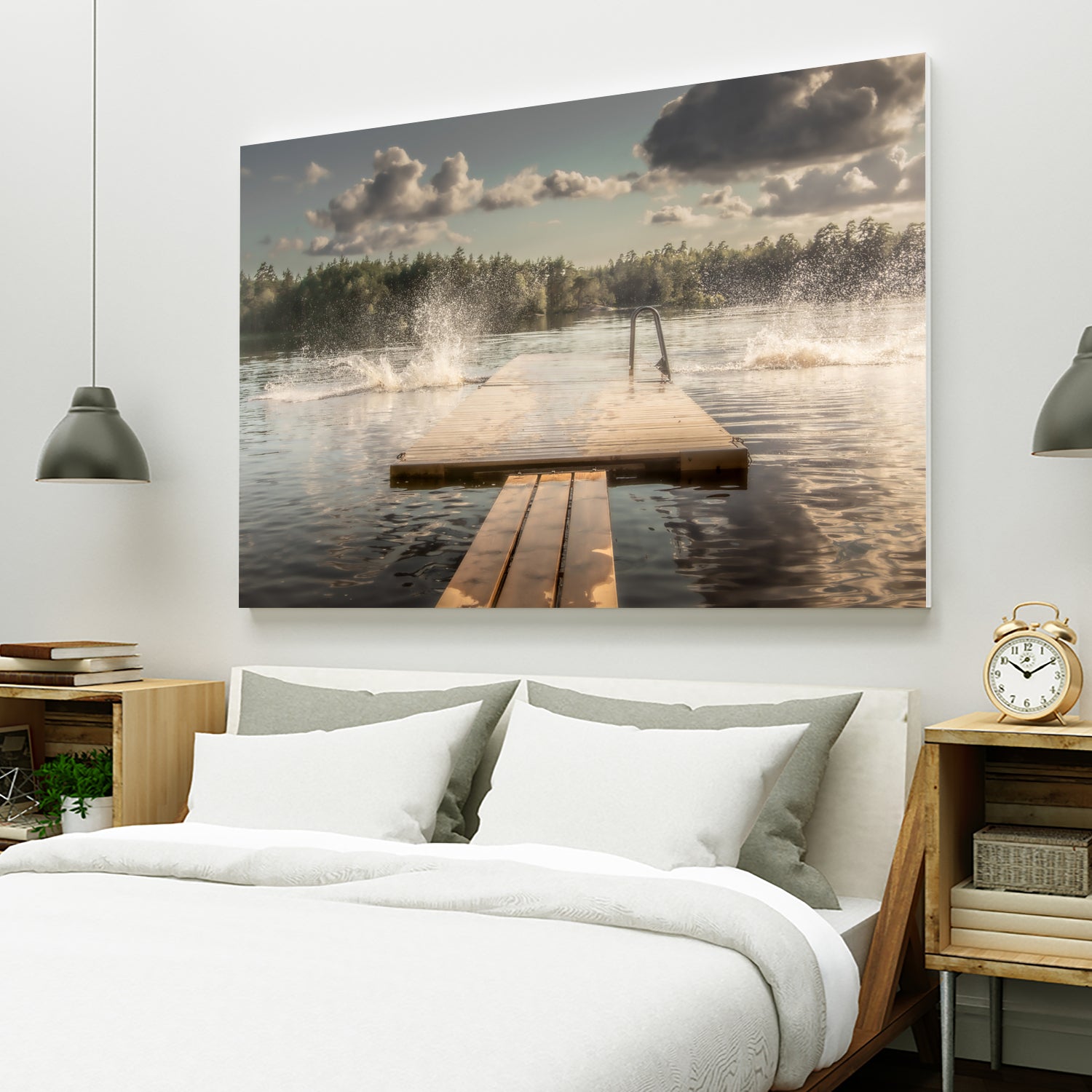 The diving board by Stephanie Kleimann on GIANT ART - landscape cloud