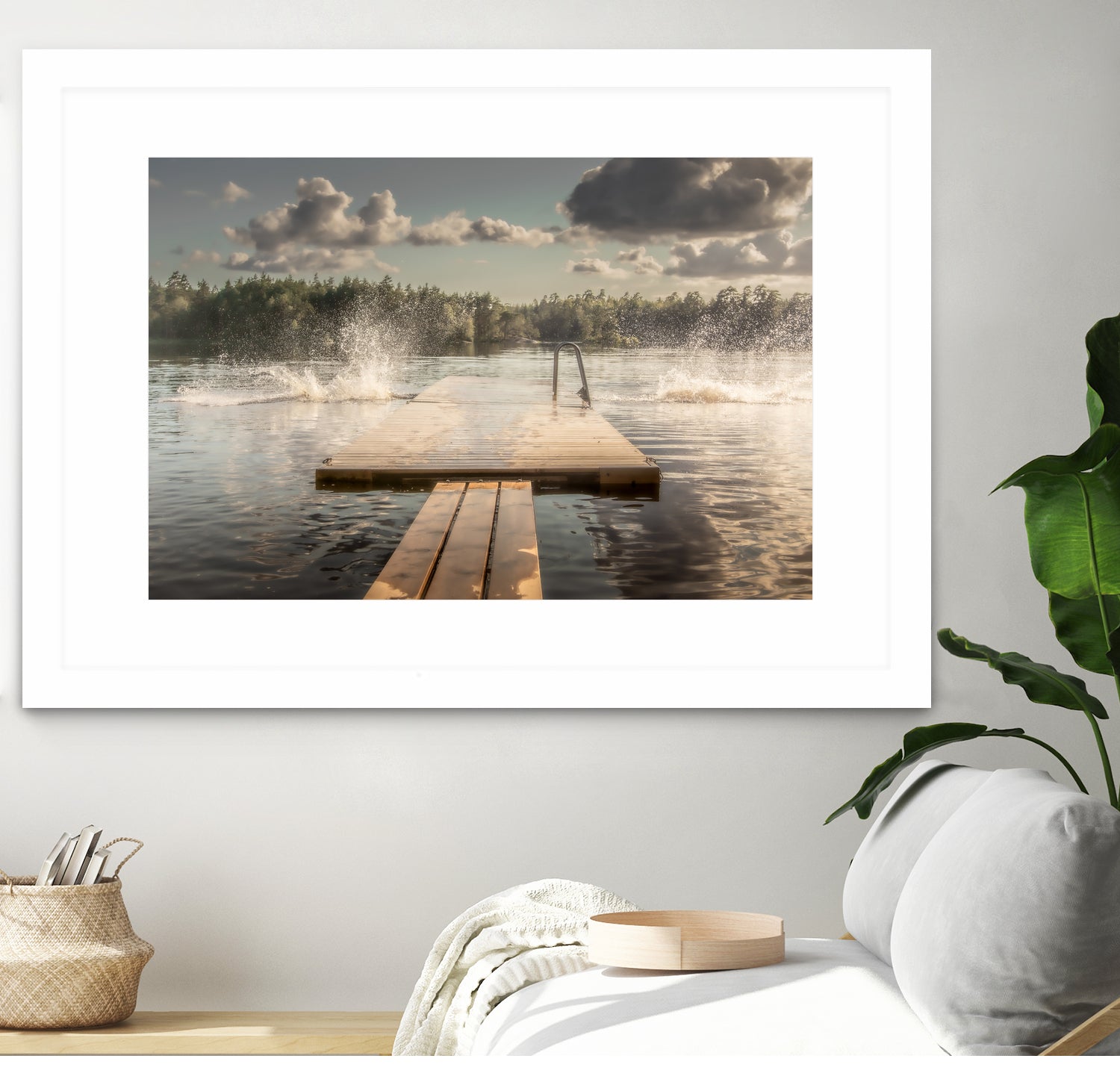 The diving board by Stephanie Kleimann on GIANT ART - landscape cloud