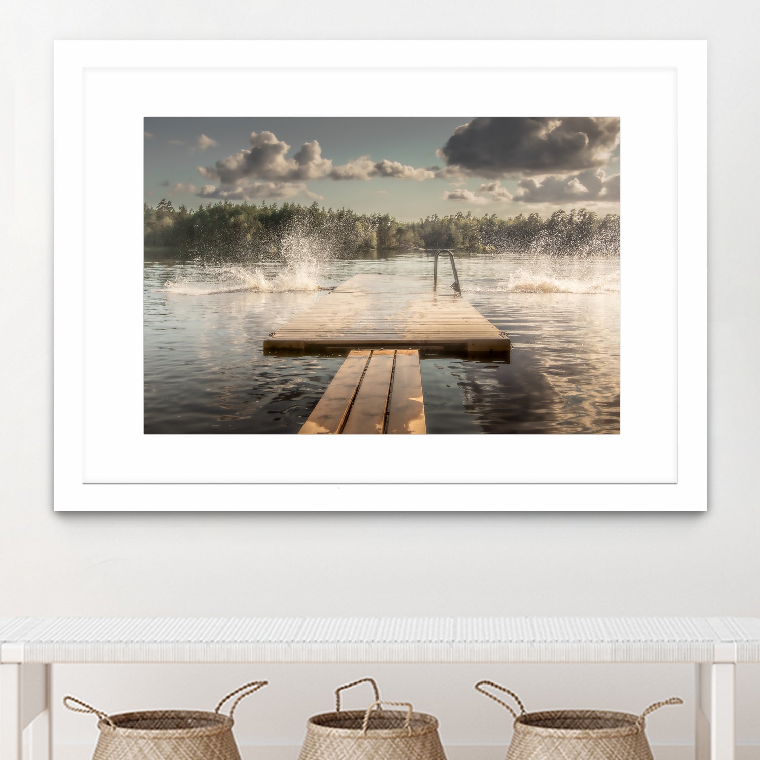 The diving board by Stephanie Kleimann on GIANT ART - landscape cloud