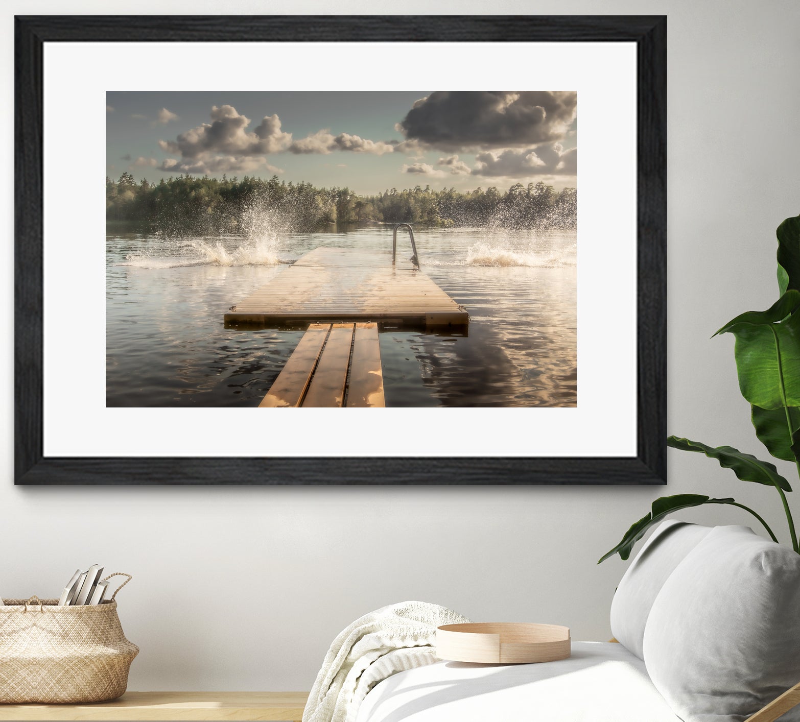 The diving board by Stephanie Kleimann on GIANT ART - landscape cloud