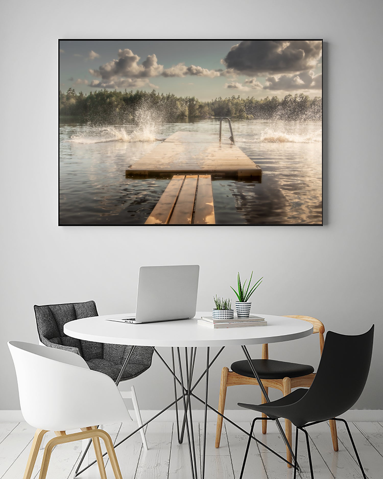 The diving board by Stephanie Kleimann on GIANT ART - landscape cloud