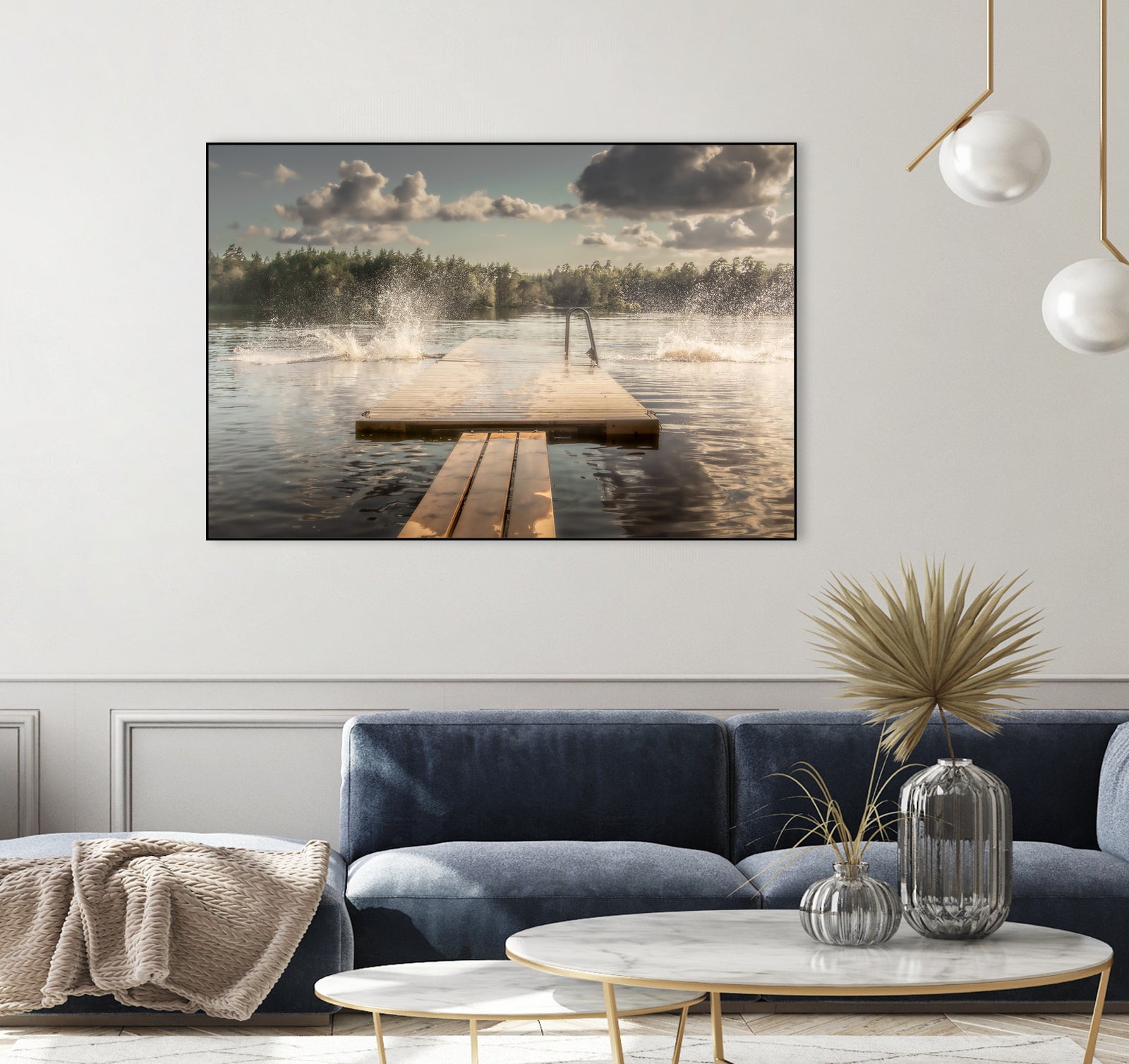 The diving board by Stephanie Kleimann on GIANT ART - landscape cloud