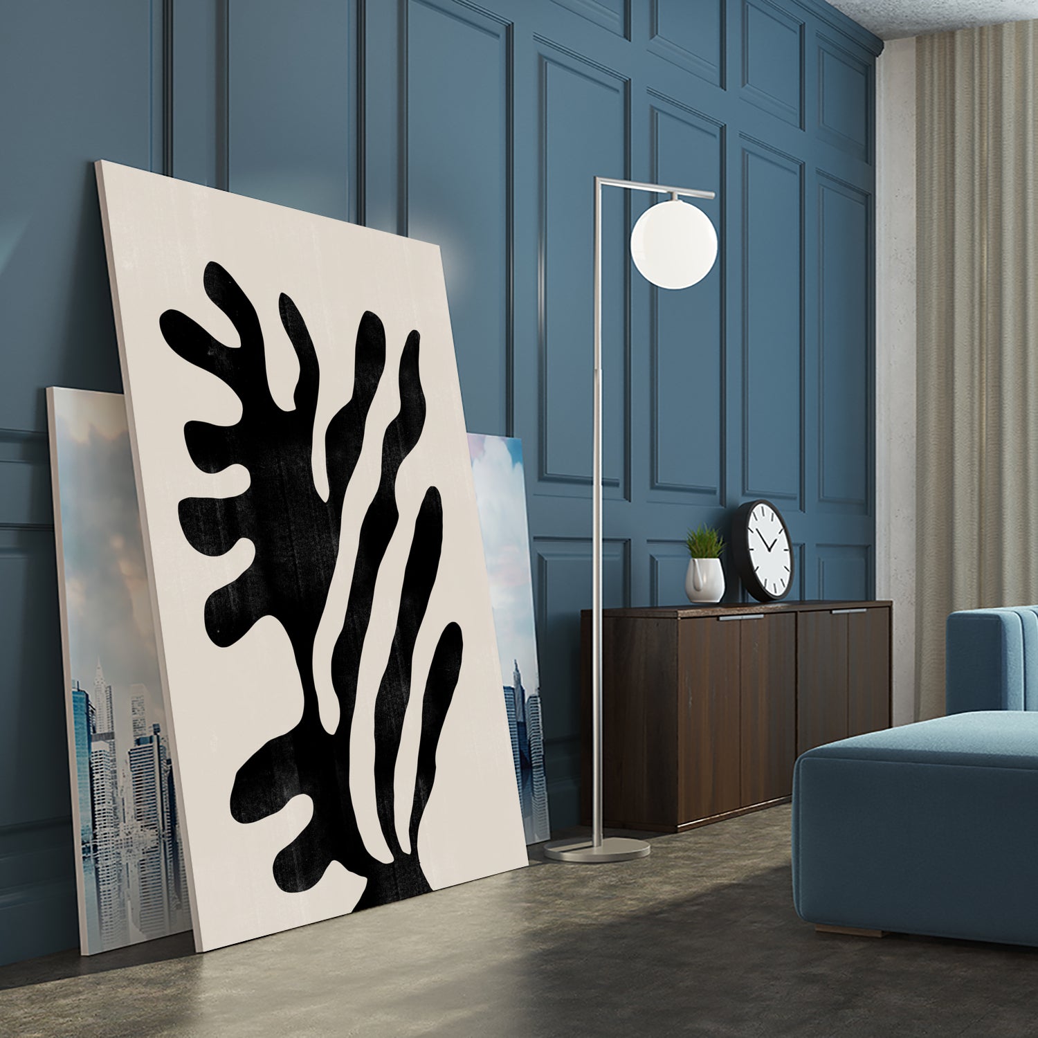 Silhouette Flow by THE MIUUS STUDIO on GIANT ART - abstract modern-art-decor