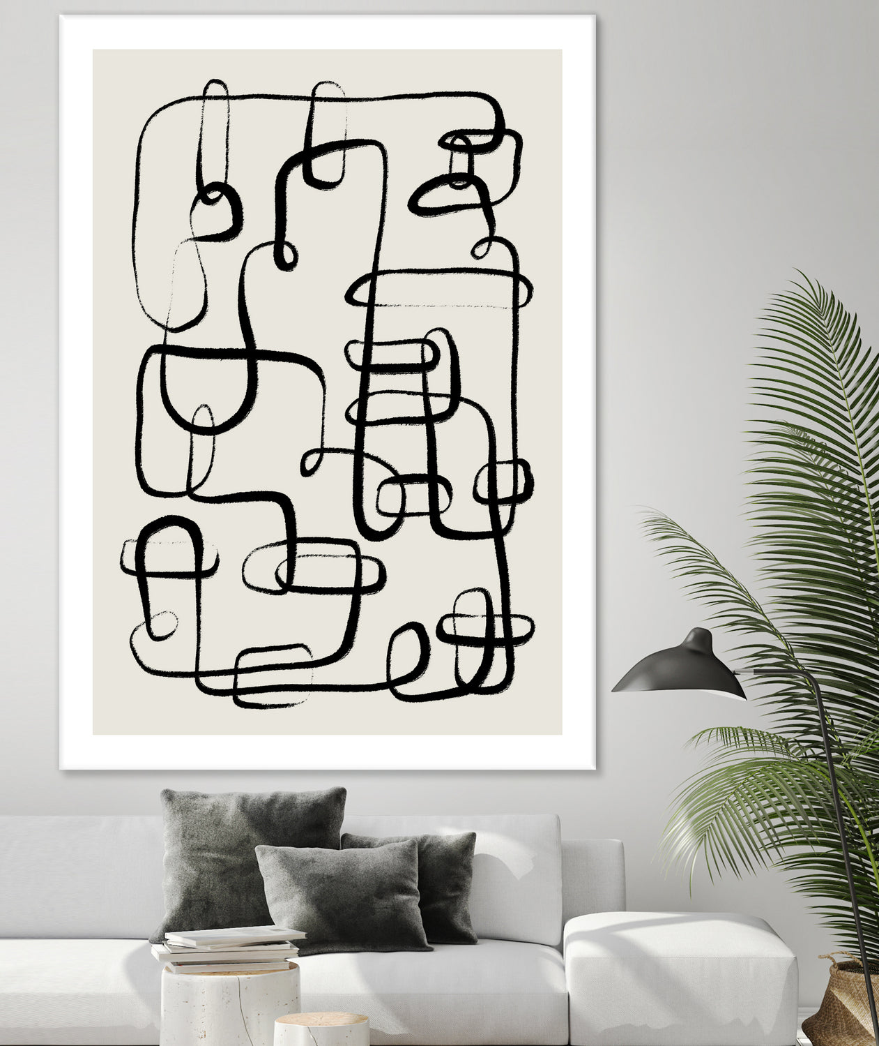 Endless Curves Dance by Treechild on GIANT ART - line art abstract art