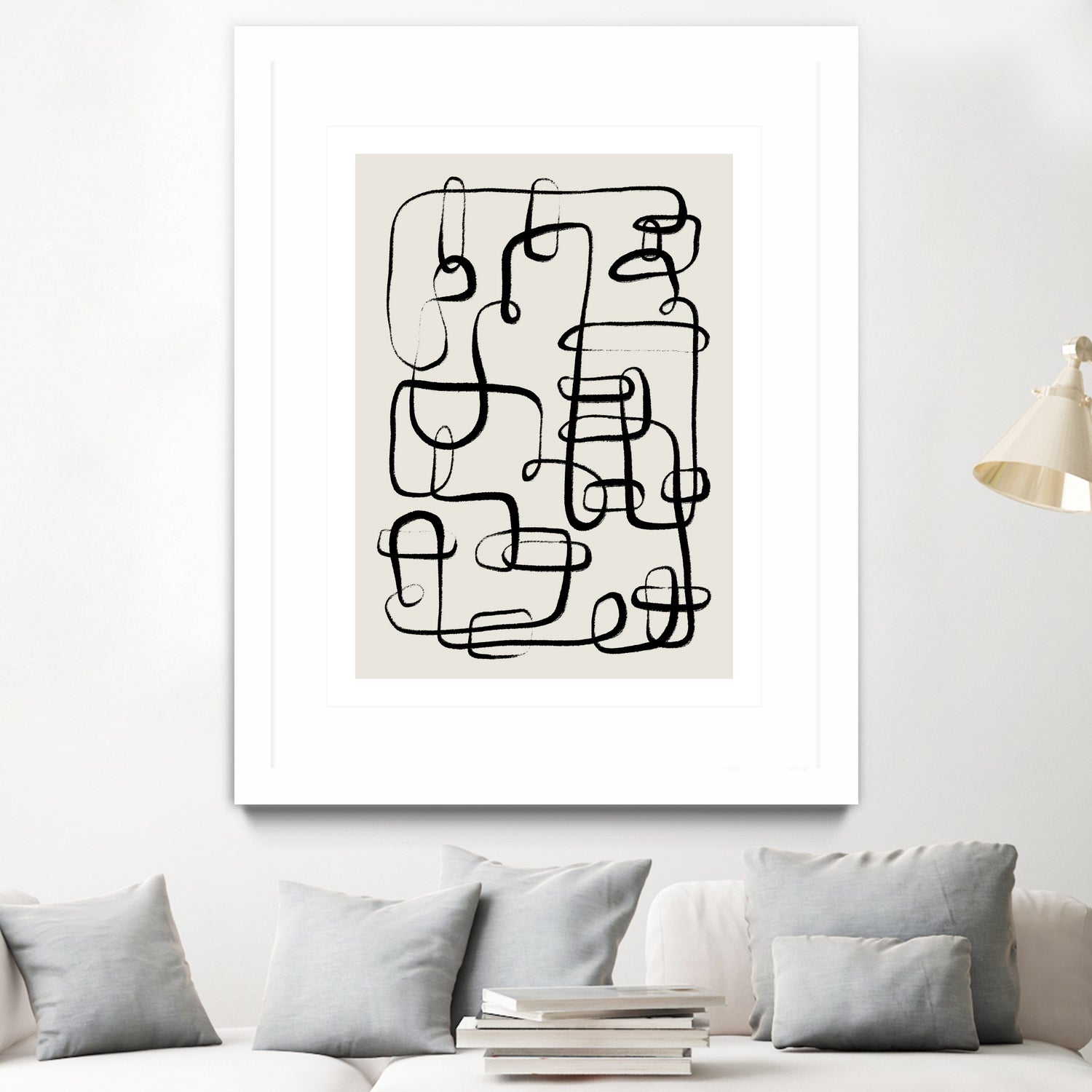 Endless Curves Dance by Treechild on GIANT ART - line art abstract art