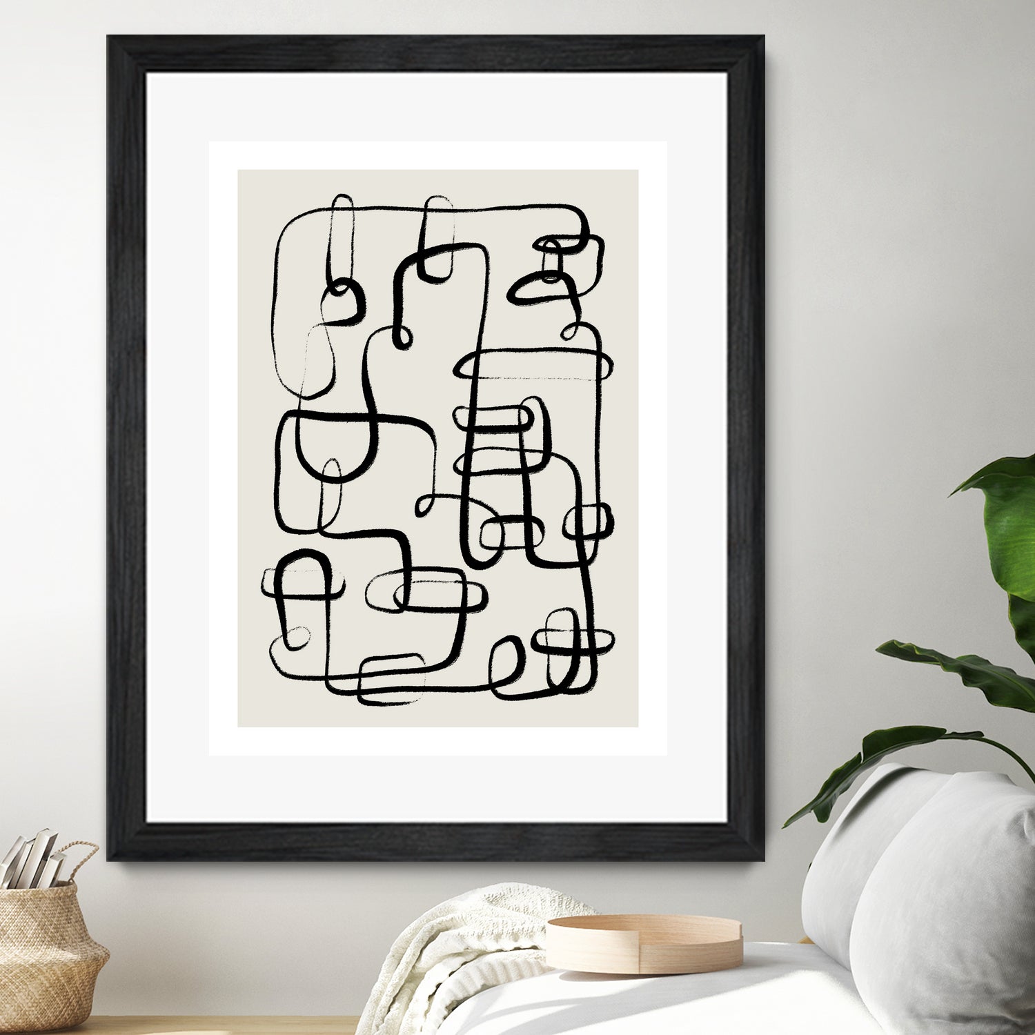 Endless Curves Dance by Treechild on GIANT ART - line art abstract art