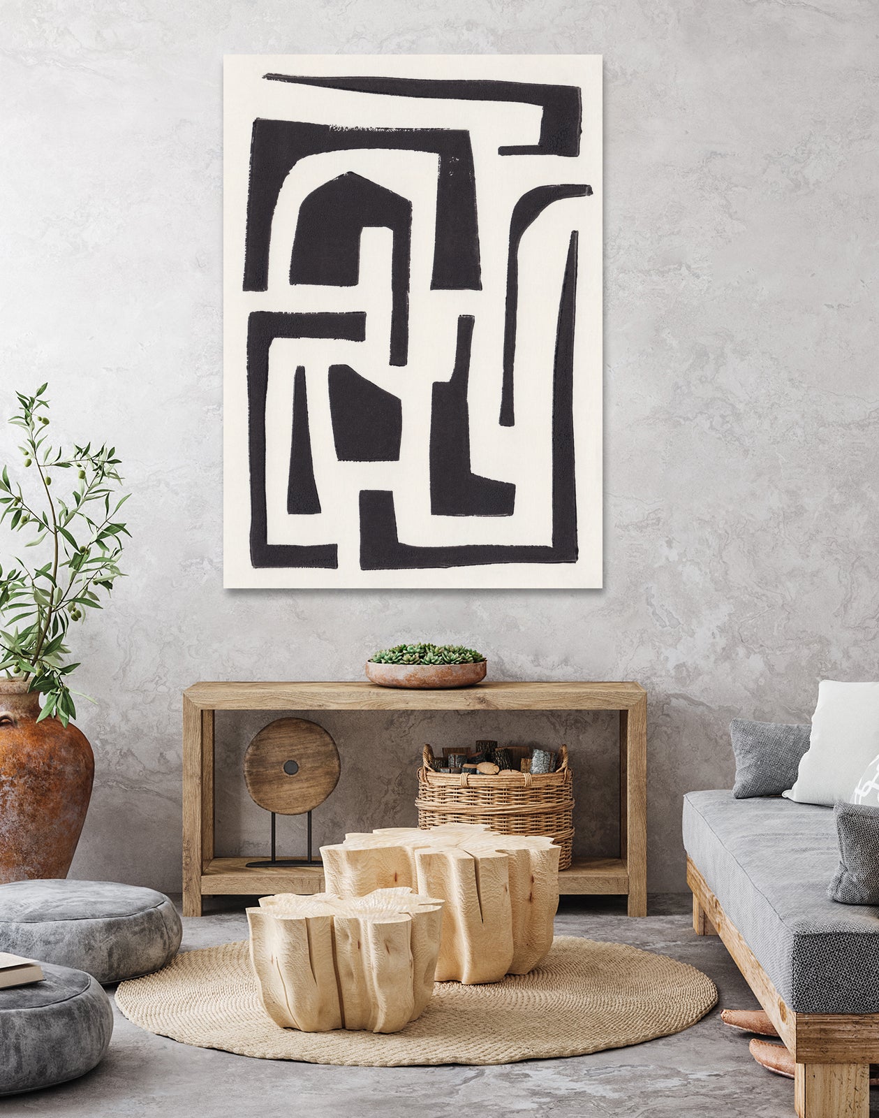 Neighbourhood by Alisa Galitsyna on GIANT ART - abstract shapes