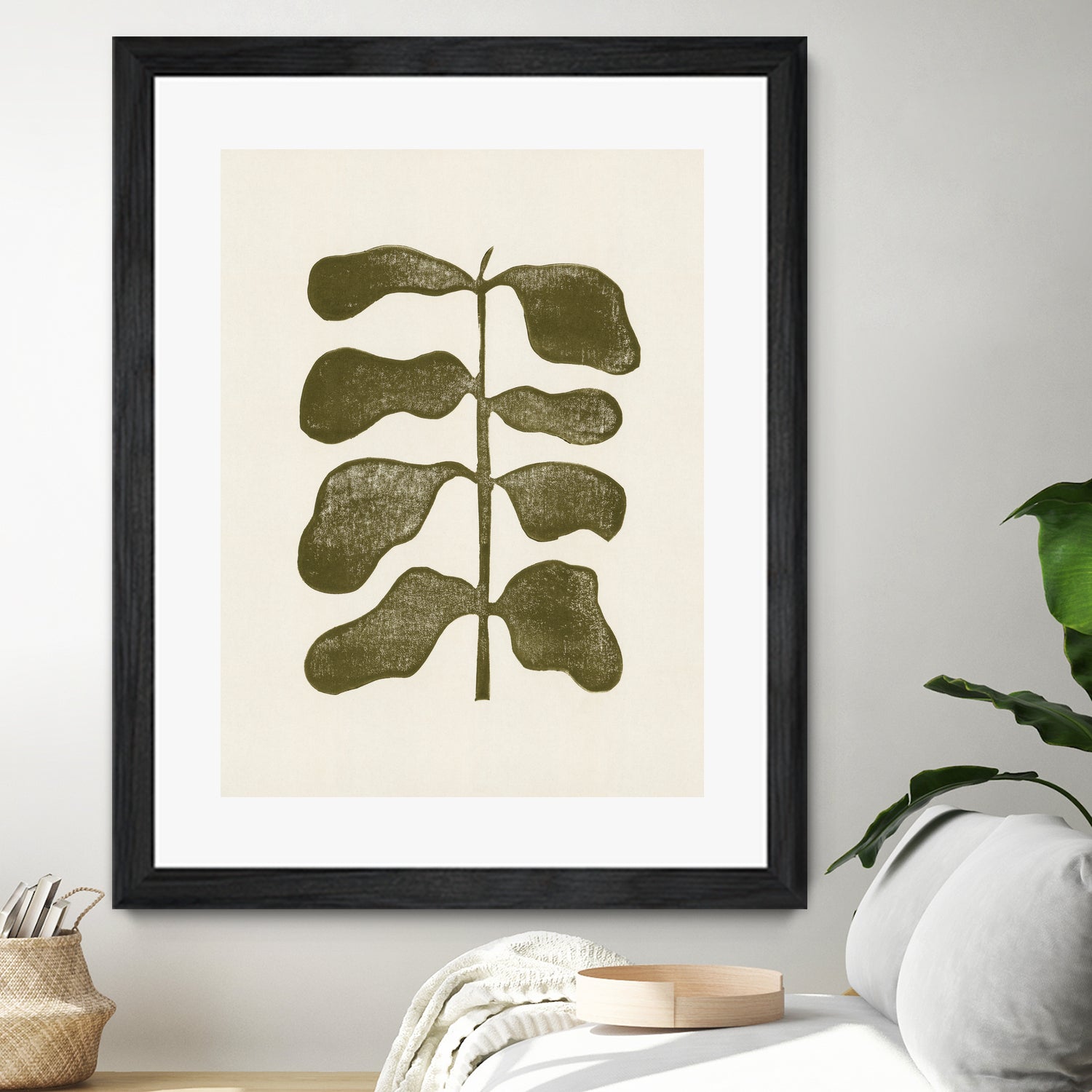 Linocut Plant by Alisa Galitsyna on GIANT ART - 7143 illustration