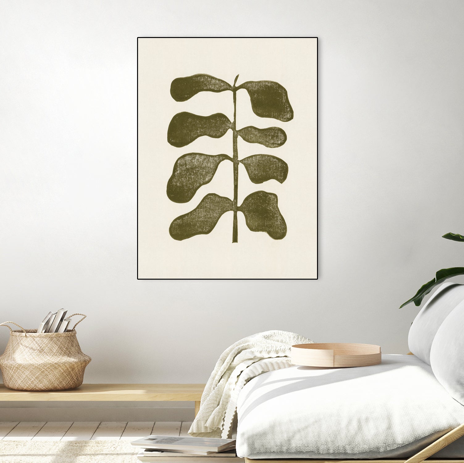 Linocut Plant by Alisa Galitsyna on GIANT ART - 7143 illustration