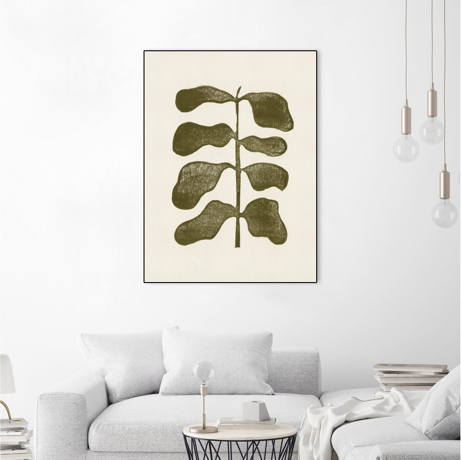 Linocut Plant by Alisa Galitsyna on GIANT ART - 7143 illustration