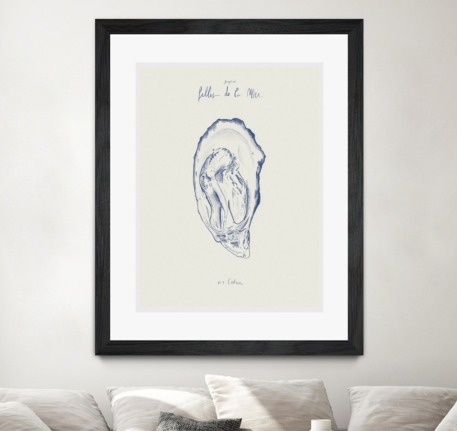 Filles de la mer n.1 - La€™ostrica by Giulia Mora on GIANT ART - illustration mora