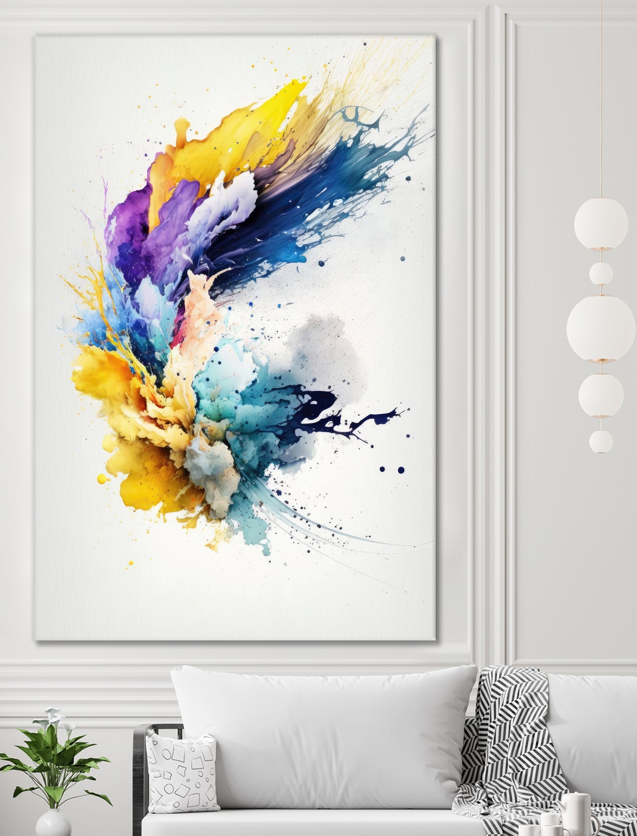 Mystic Fluidity by Mauro on GIANT ART - watercolors illustration watercolors