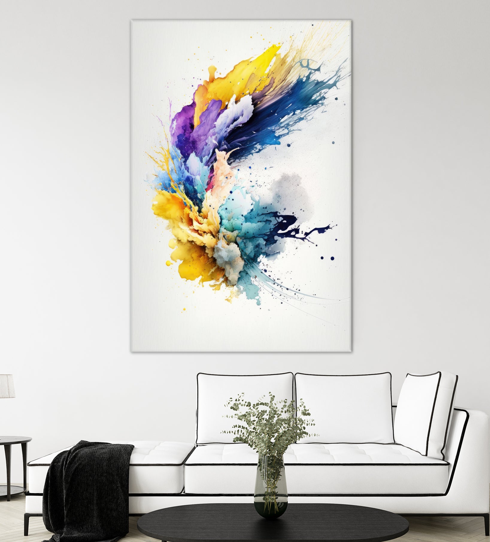 Mystic Fluidity by Mauro on GIANT ART - watercolors illustration watercolors