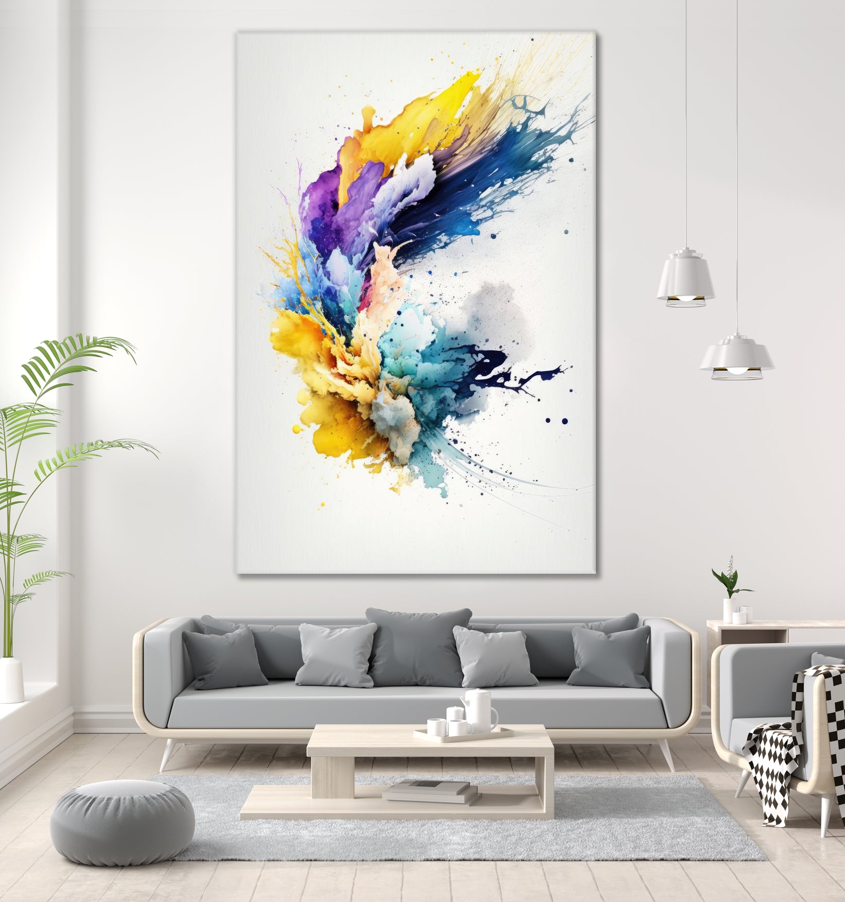Mystic Fluidity by Mauro on GIANT ART - watercolors illustration watercolors
