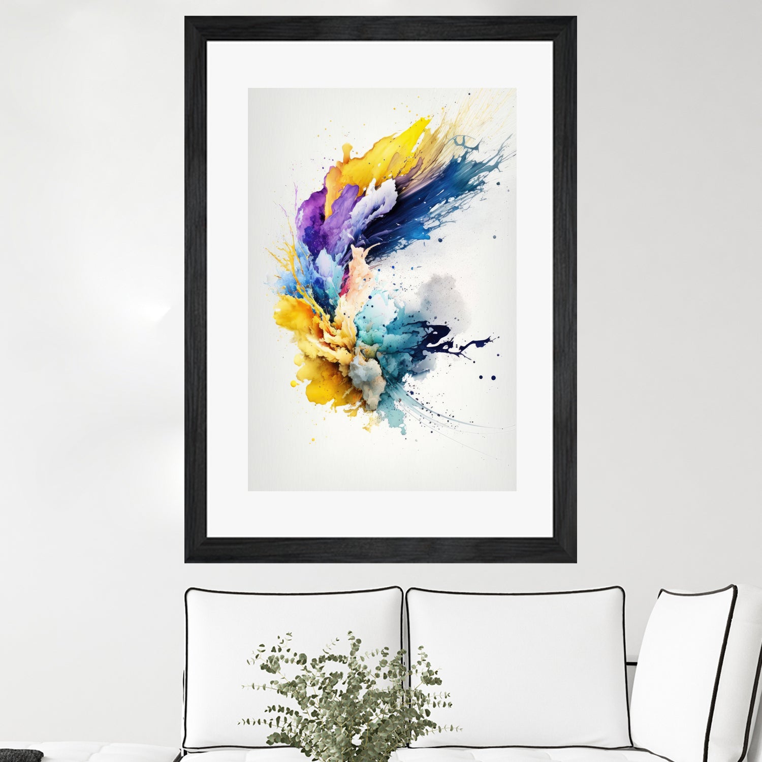 Mystic Fluidity by Mauro on GIANT ART - watercolors illustration watercolors