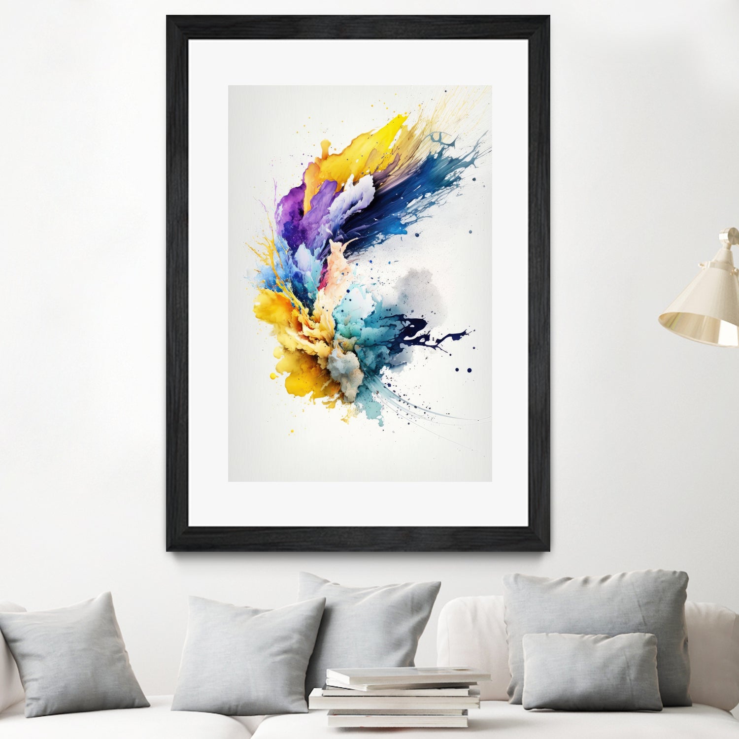 Mystic Fluidity by Mauro on GIANT ART - watercolors illustration watercolors
