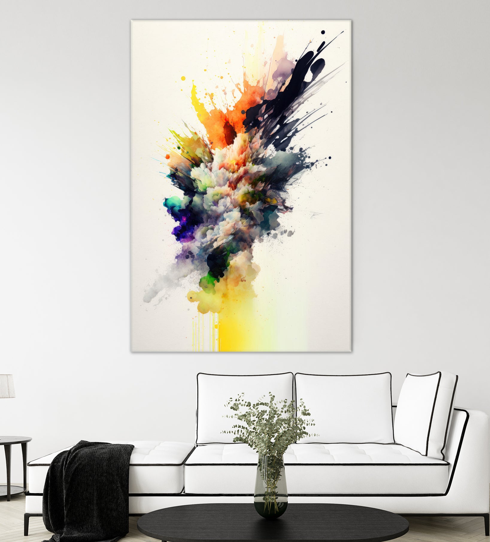Colorful Explosion by Mauro on GIANT ART - splatter illustration splatter