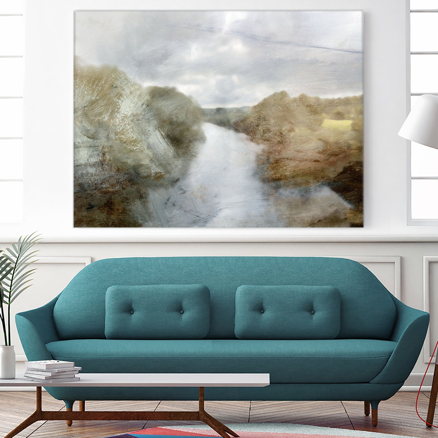 River by Dan Hobday on GIANT ART - abstract dan hobday