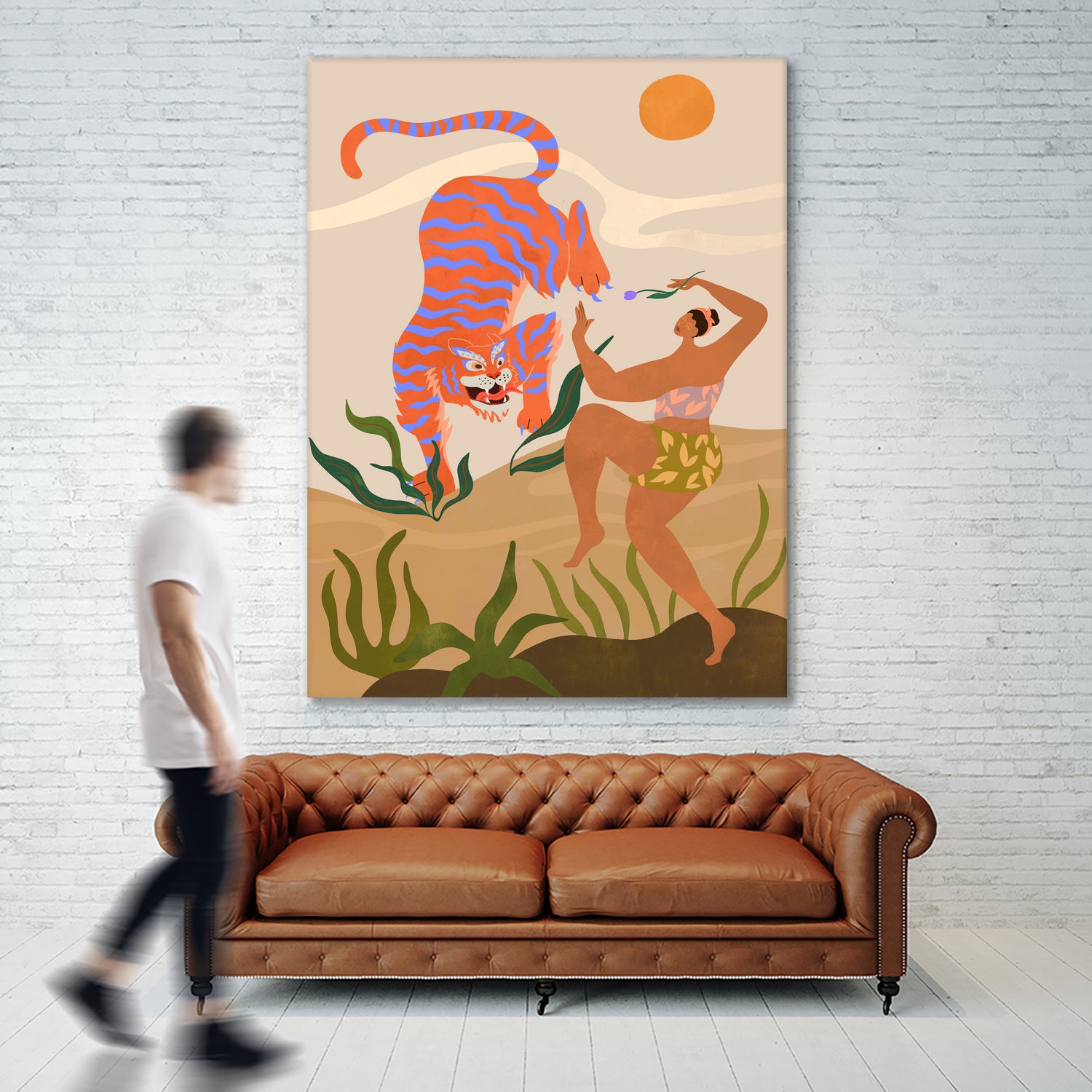Dance With Me by Arty Guava on GIANT ART - illustration color