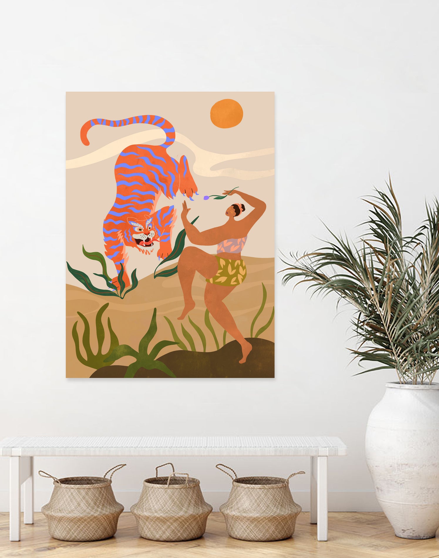 Dance With Me by Arty Guava on GIANT ART - illustration color