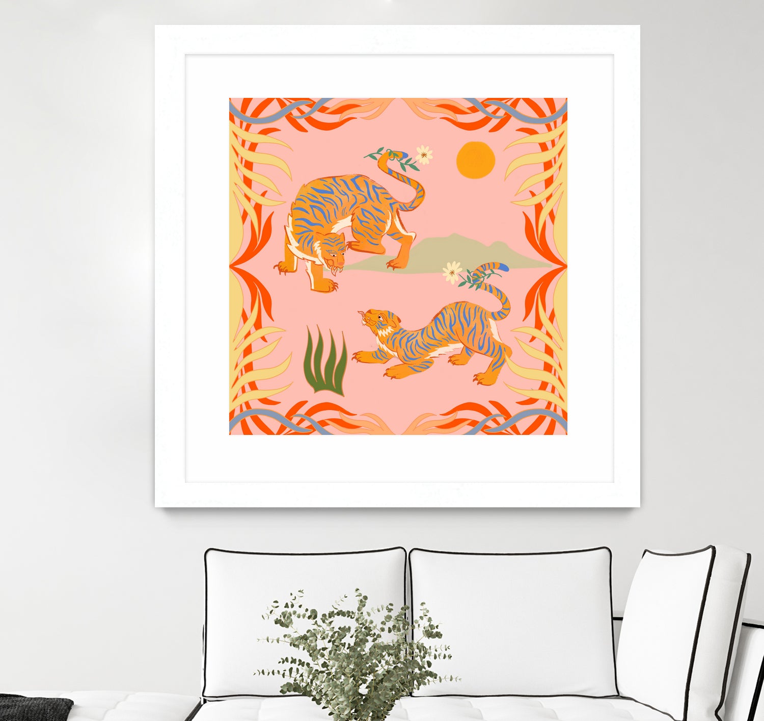 Rawring Playmates by Arty Guava on GIANT ART - illustration animal