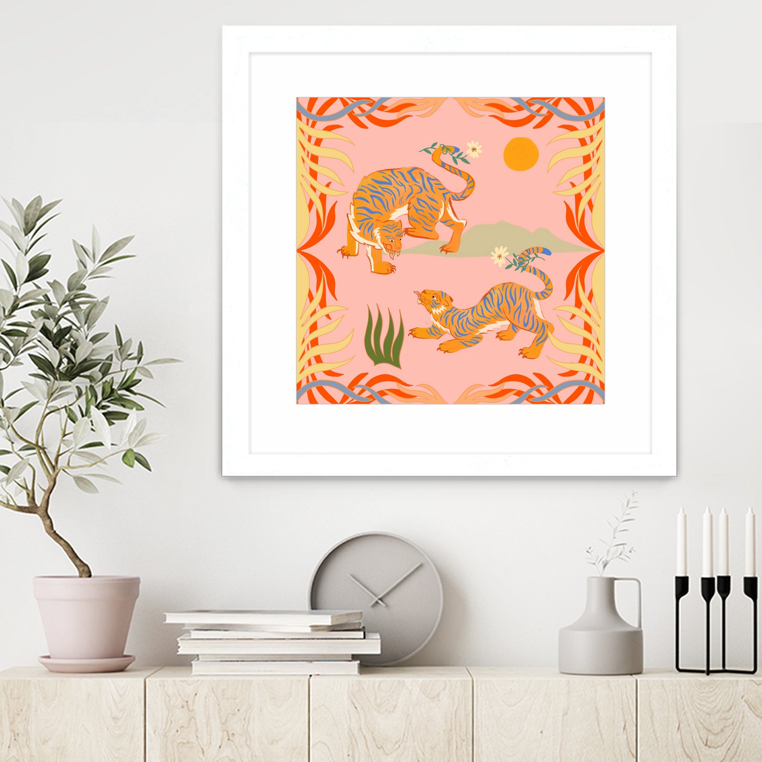 Rawring Playmates by Arty Guava on GIANT ART - illustration animal