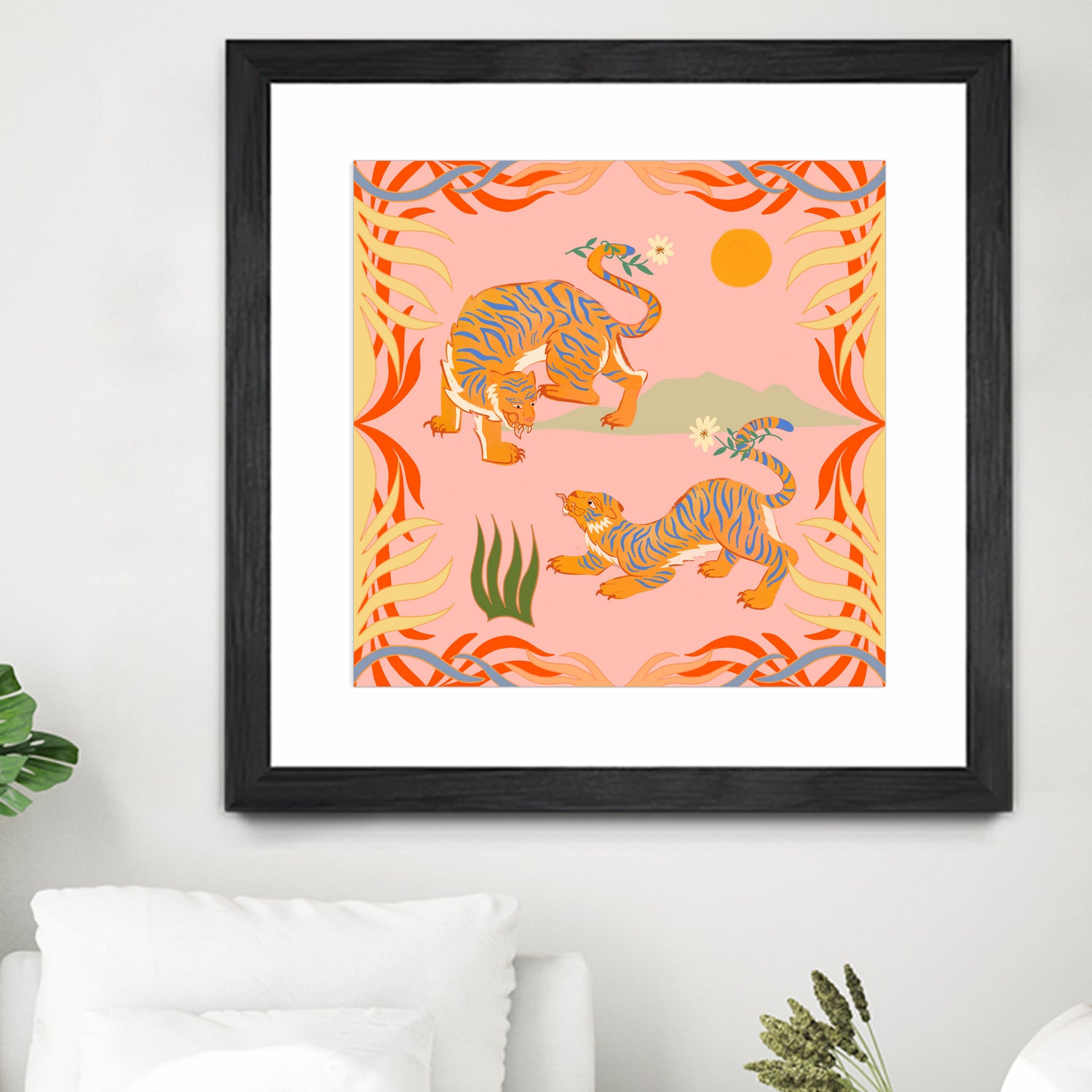 Rawring Playmates by Arty Guava on GIANT ART - illustration animal