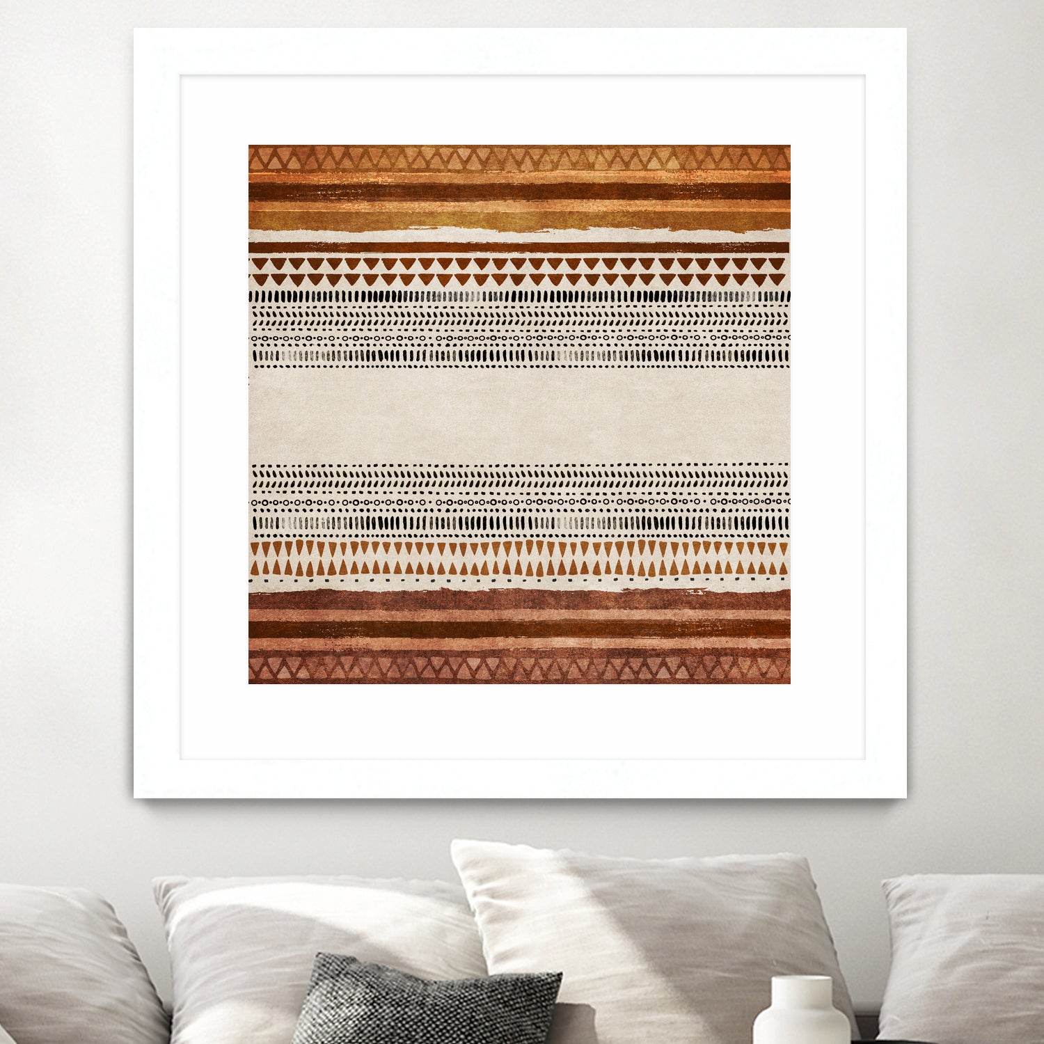 Tribal Rhythm by Emel Tunaboylu on GIANT ART - abstract tribal-wall-art