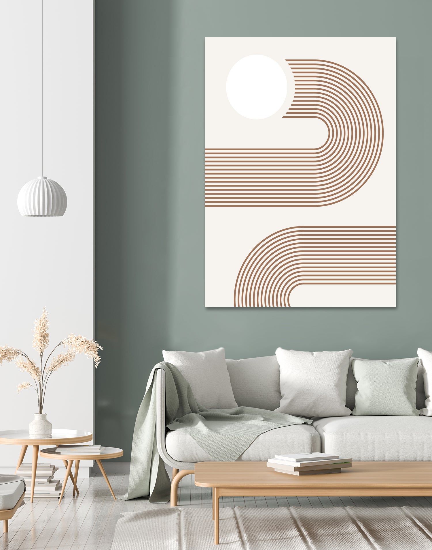 Beige Arc Poster by Elena Ristova on GIANT ART - abstract abstract