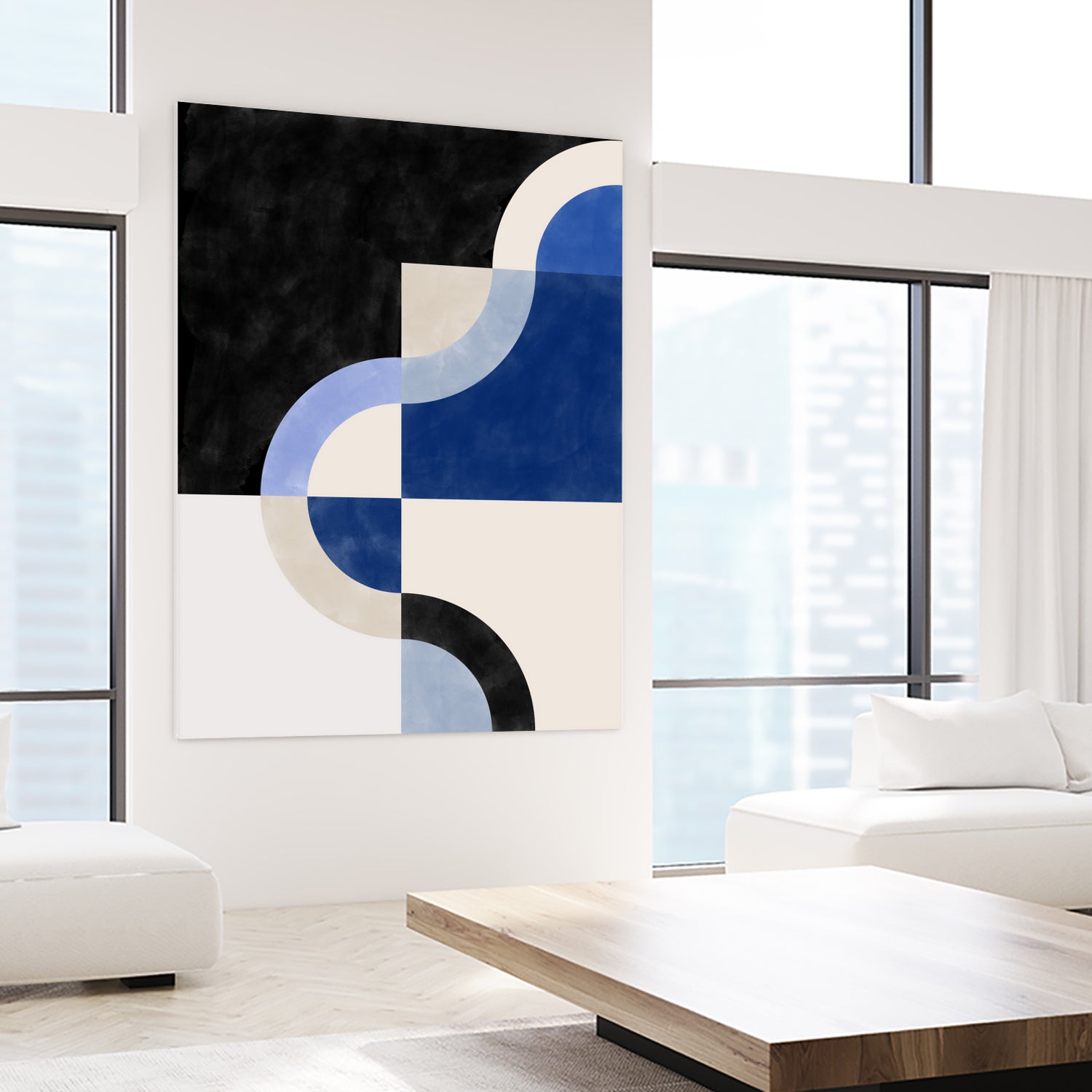 Curved Harmony by Elena Ristova on GIANT ART - abstract abstract