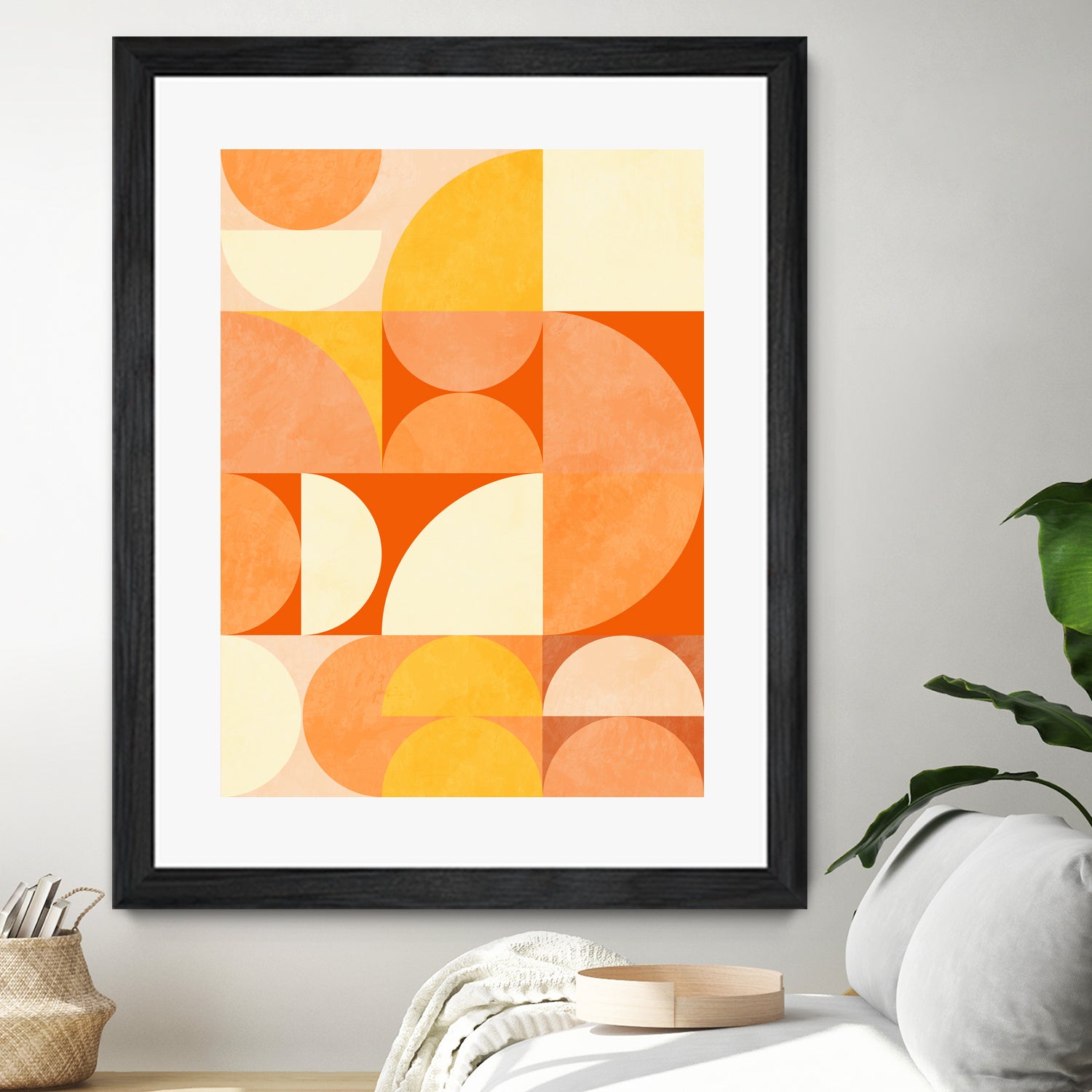 Spring Mid Rhapsody Orange 3 by Ana Rut Bre on GIANT ART - abstract abstract