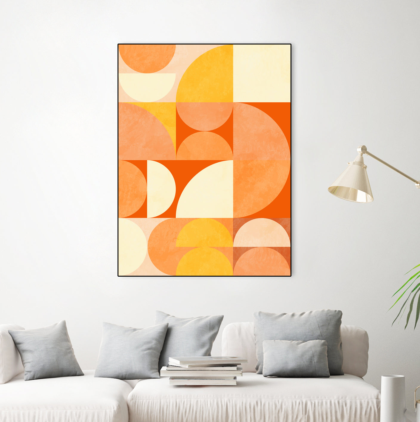 Spring Mid Rhapsody Orange 3 by Ana Rut Bre on GIANT ART - abstract abstract