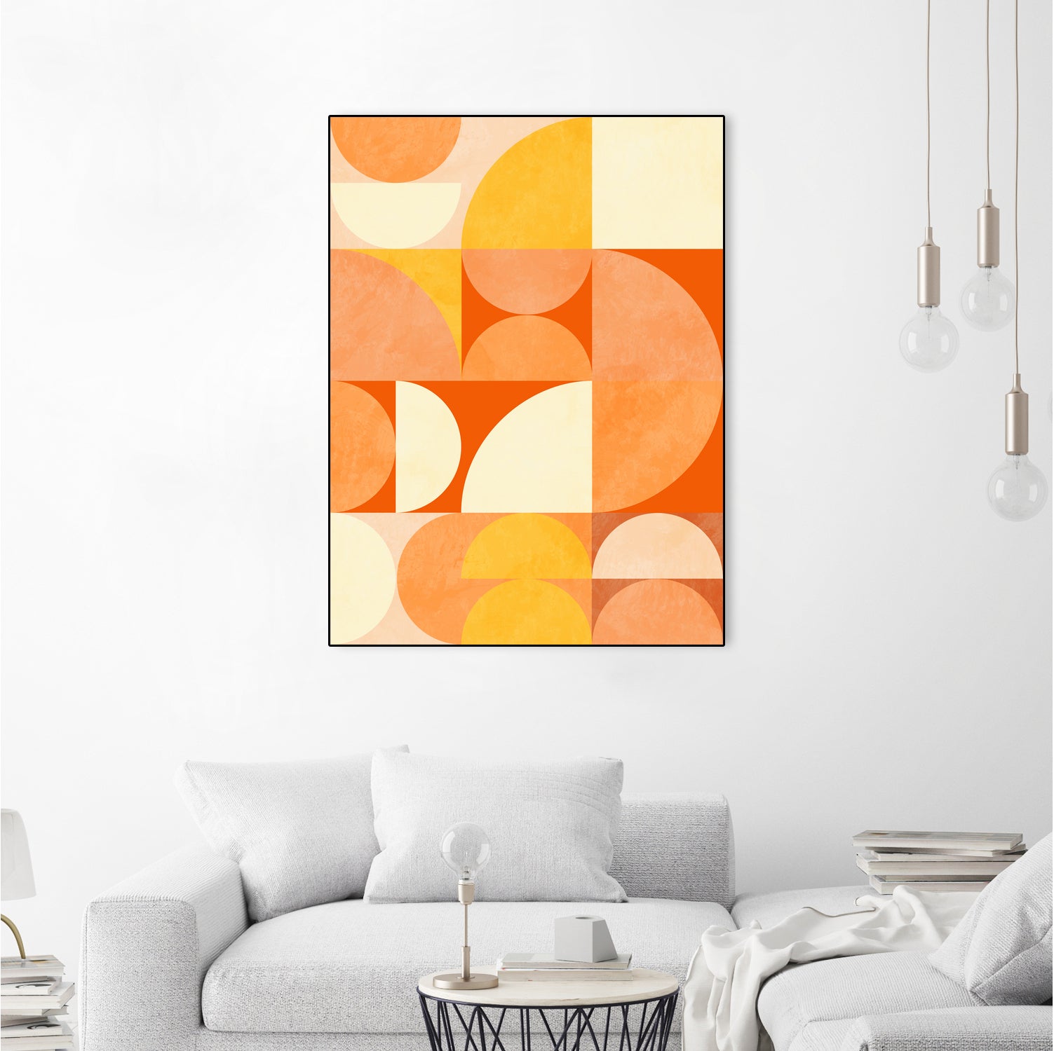 Spring Mid Rhapsody Orange 3 by Ana Rut Bre on GIANT ART - abstract abstract