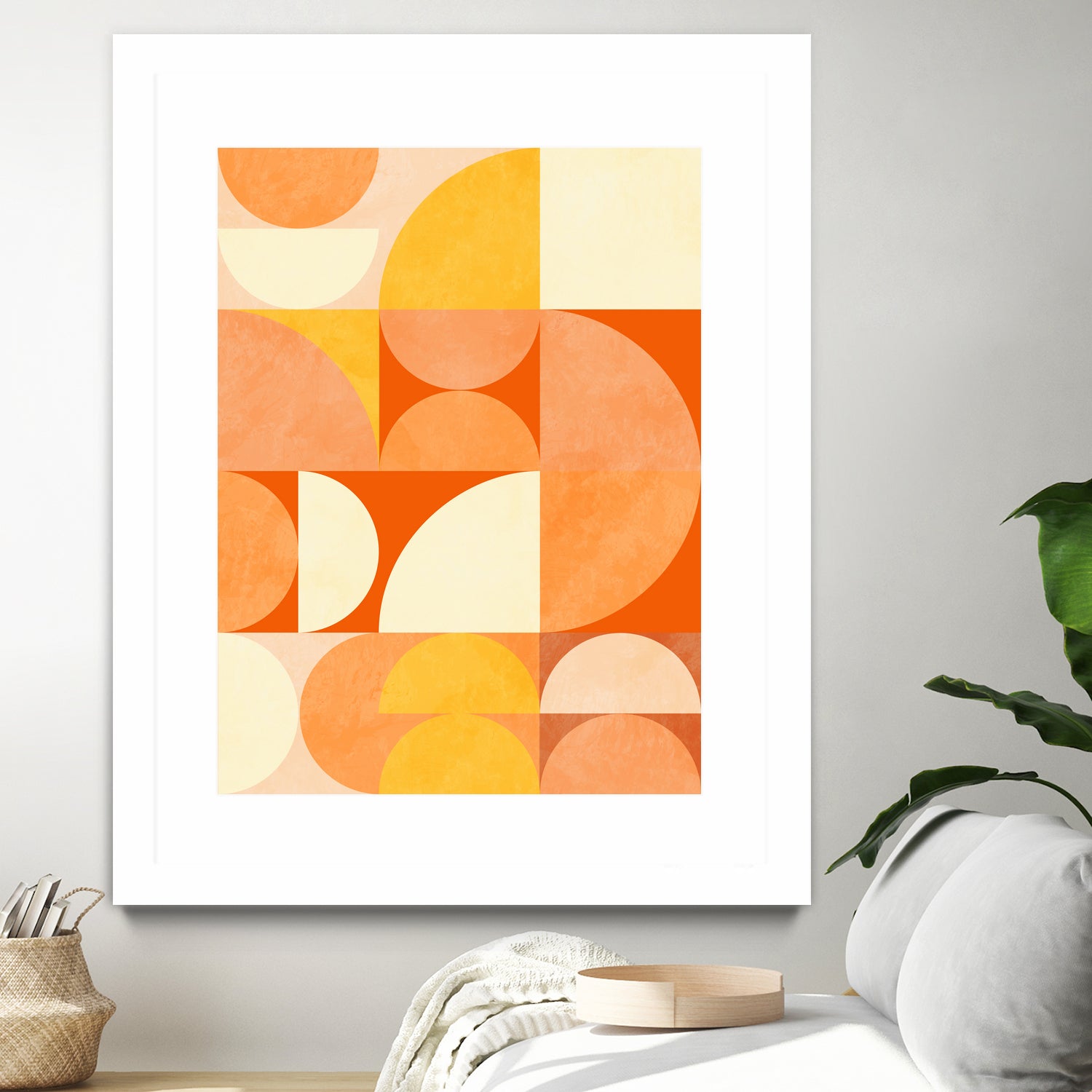 Spring Mid Rhapsody Orange 3 by Ana Rut Bre on GIANT ART - abstract abstract