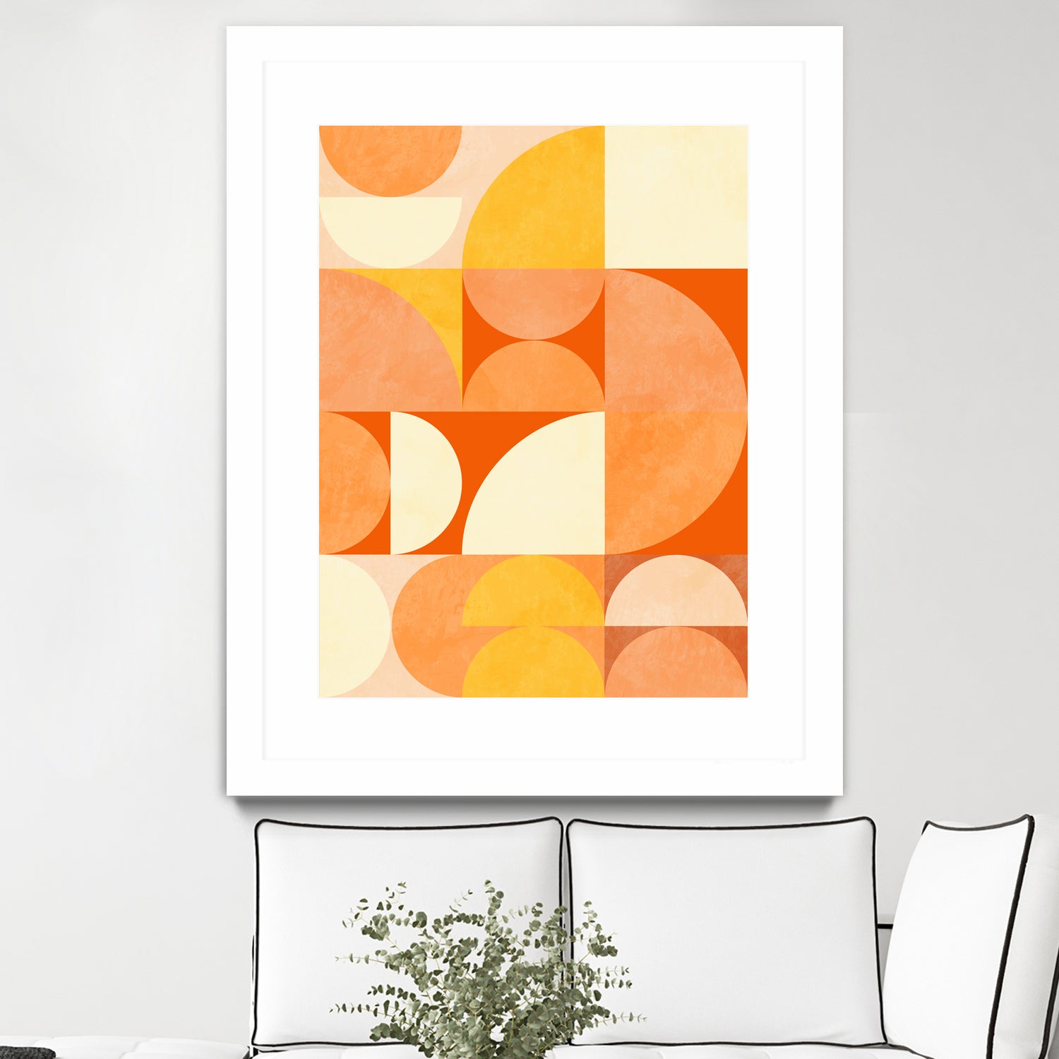 Spring Mid Rhapsody Orange 3 by Ana Rut Bre on GIANT ART - abstract abstract